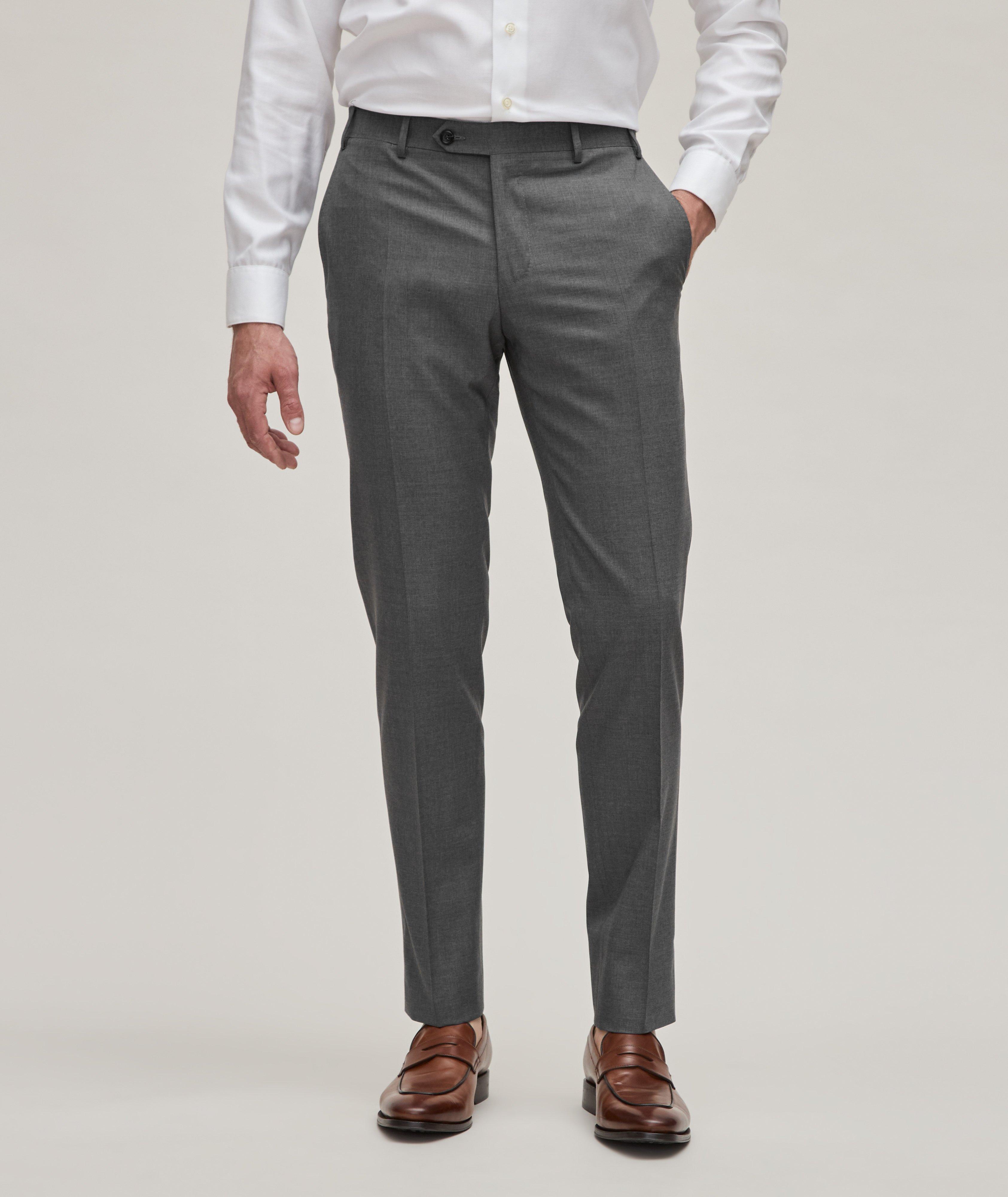 Kei Wool Crosshatch Dress Pants