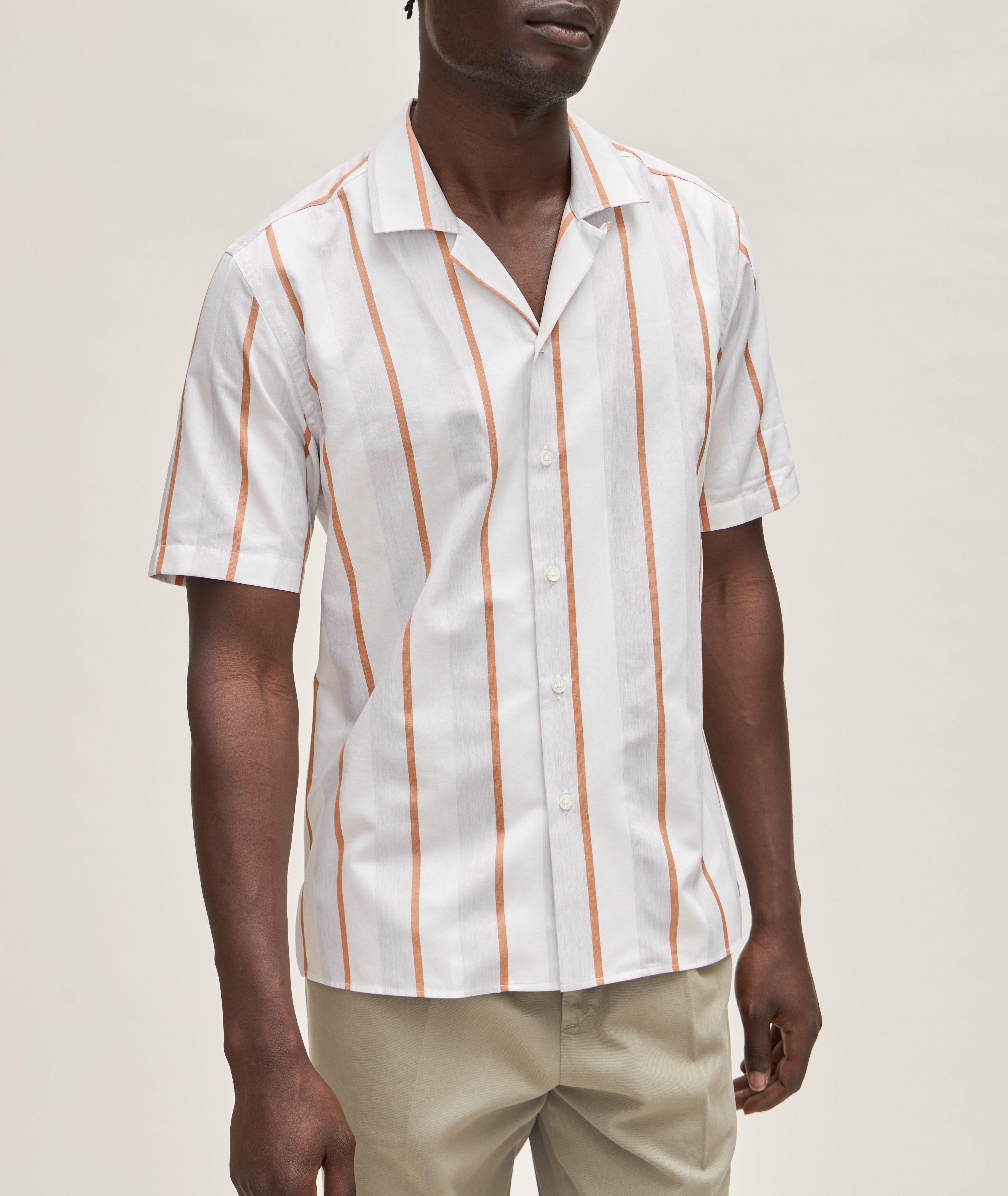 Short-Sleeve Bengal Stripe Shirt image 1