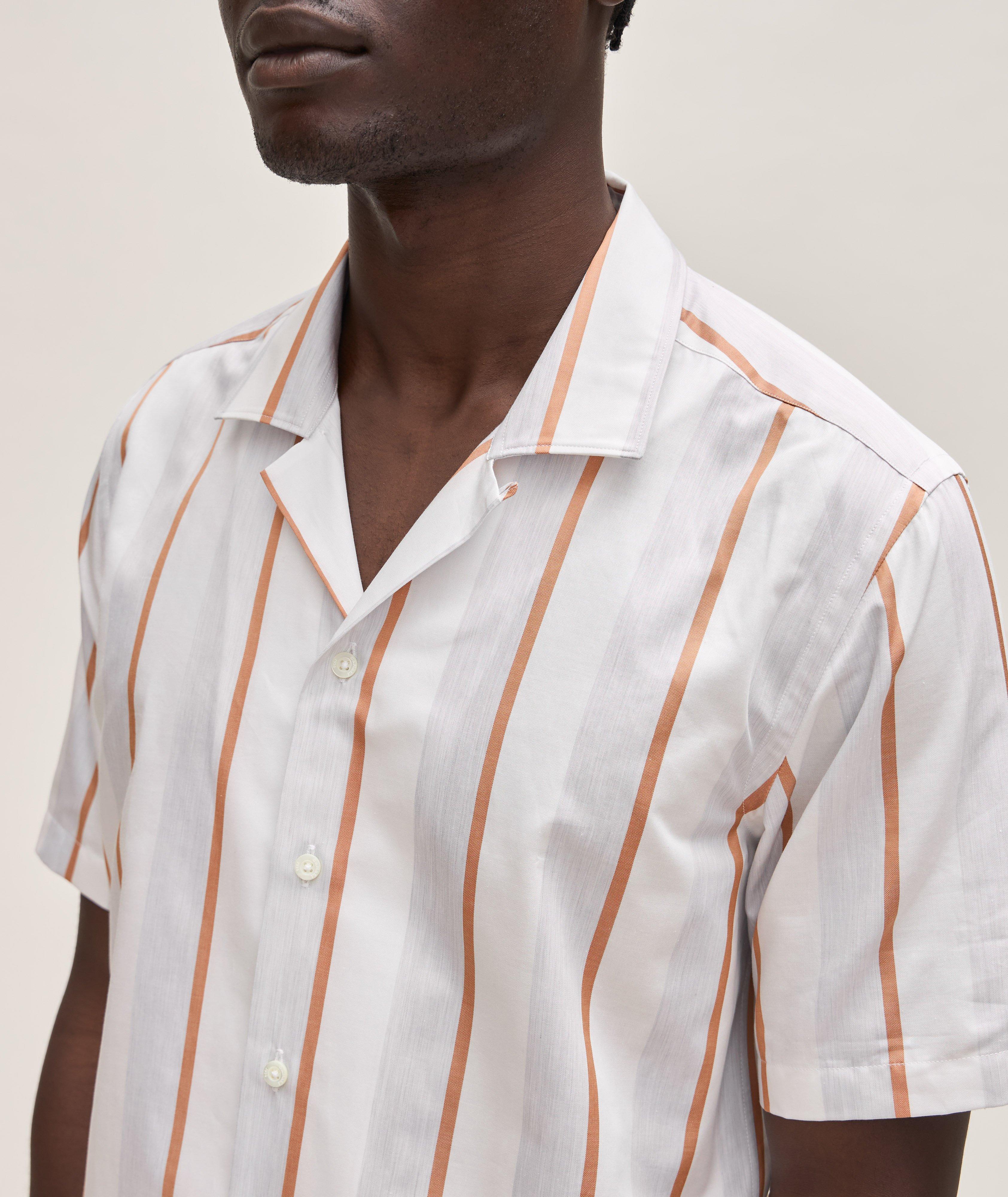 Short-Sleeve Bengal Stripe Shirt image 3