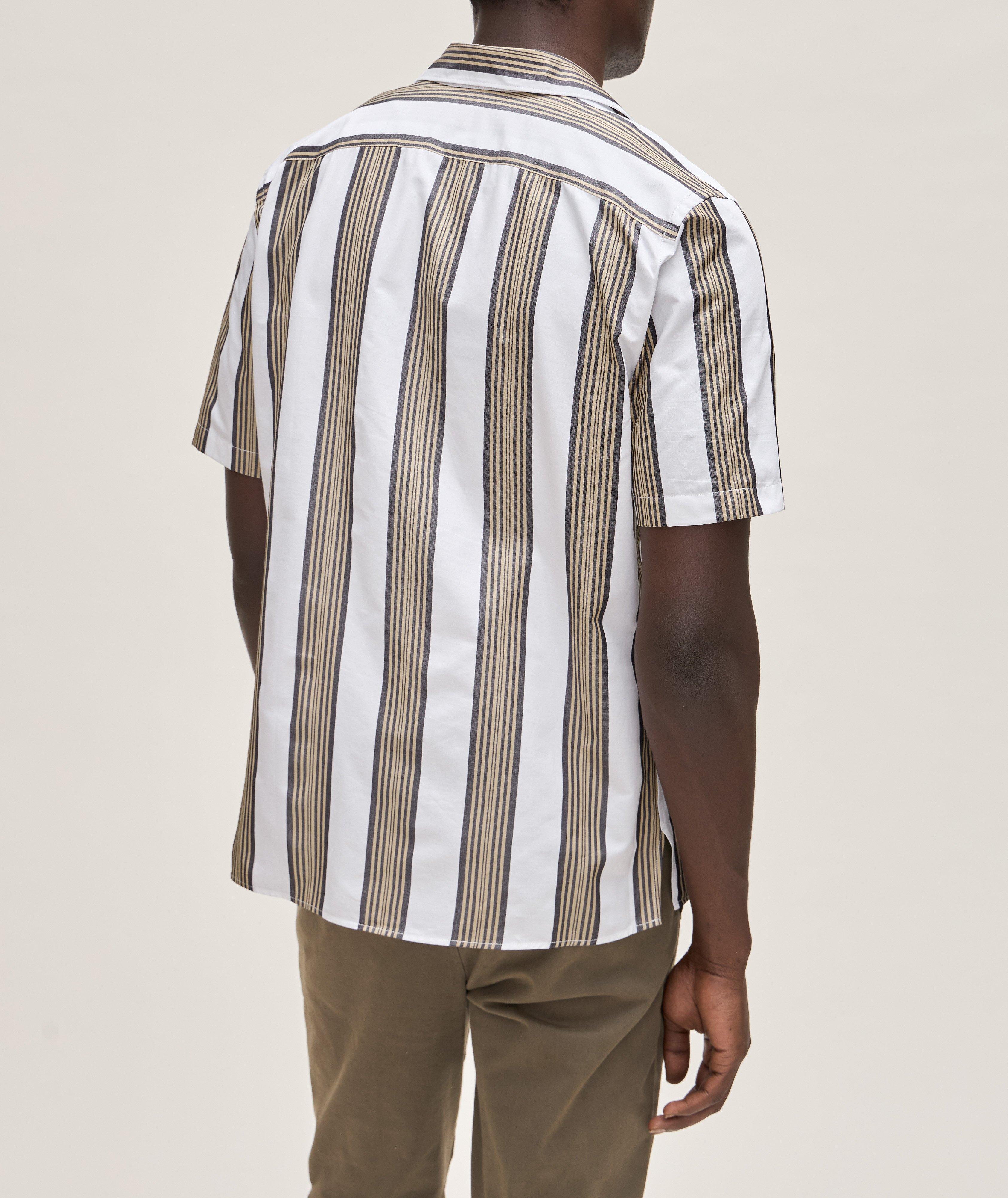 Short-Sleeve Bengal Stripe Shirt