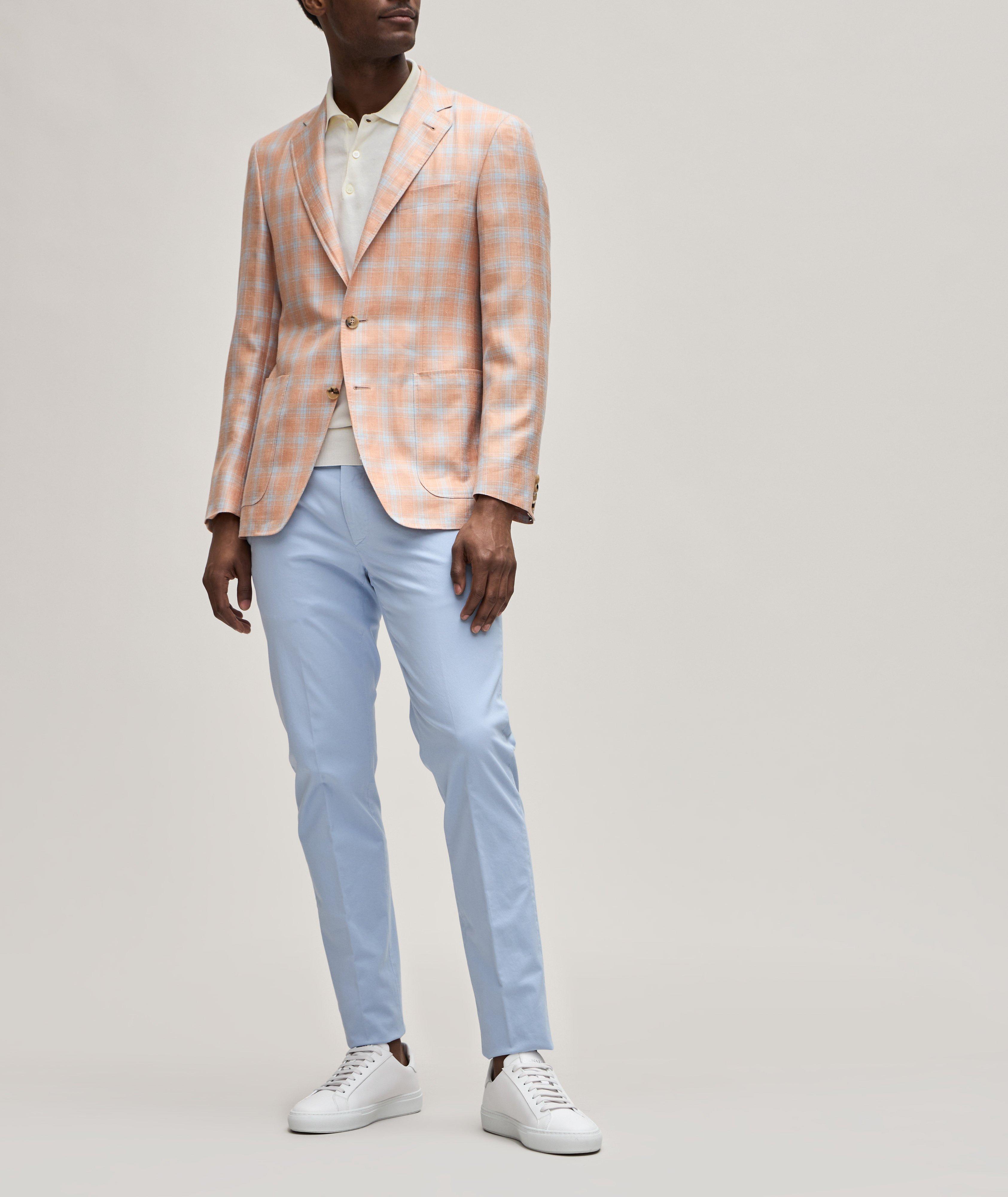 Polo uni en tricot de coton image 1