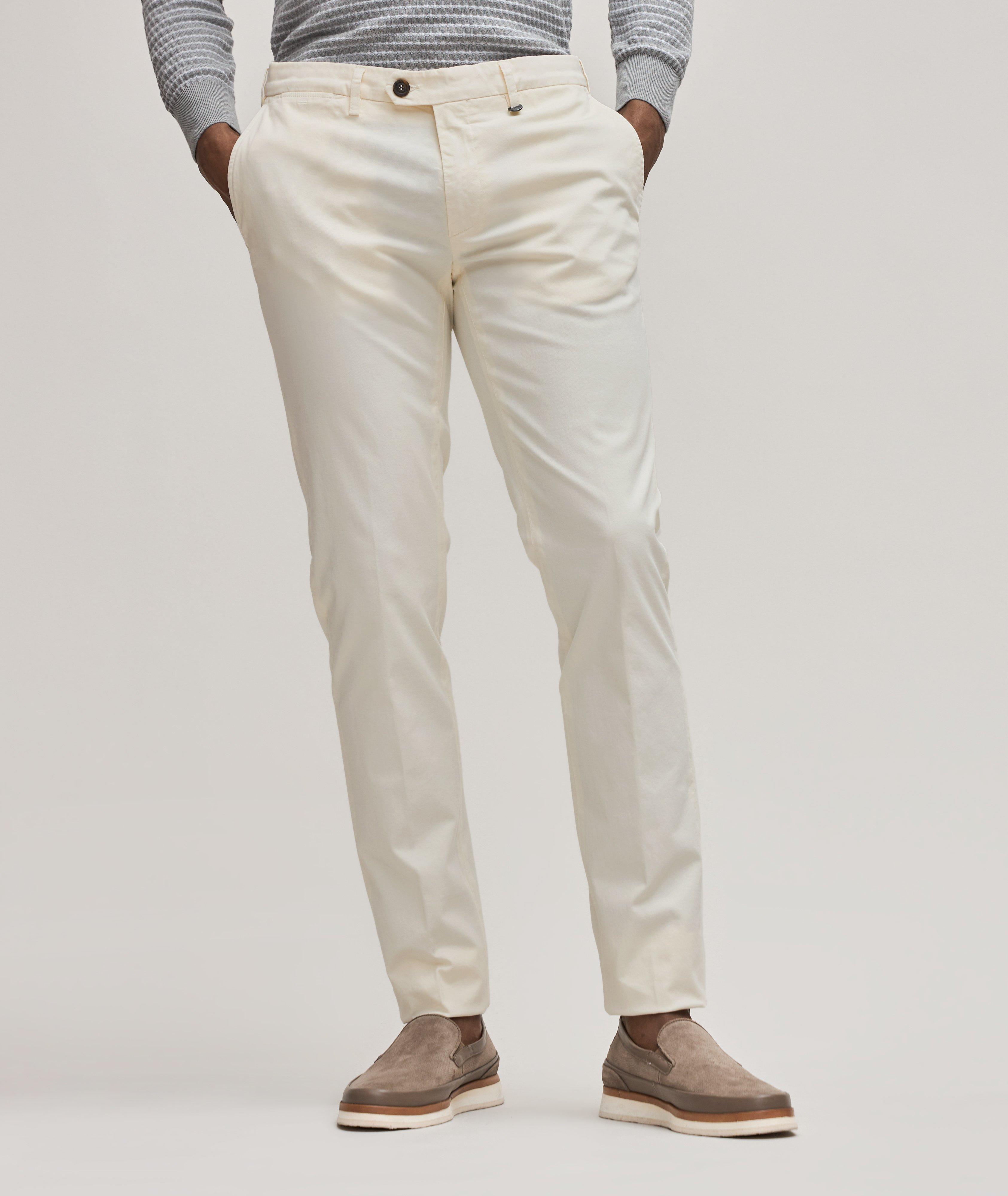 Pantalon en twill de coton extensible image 2