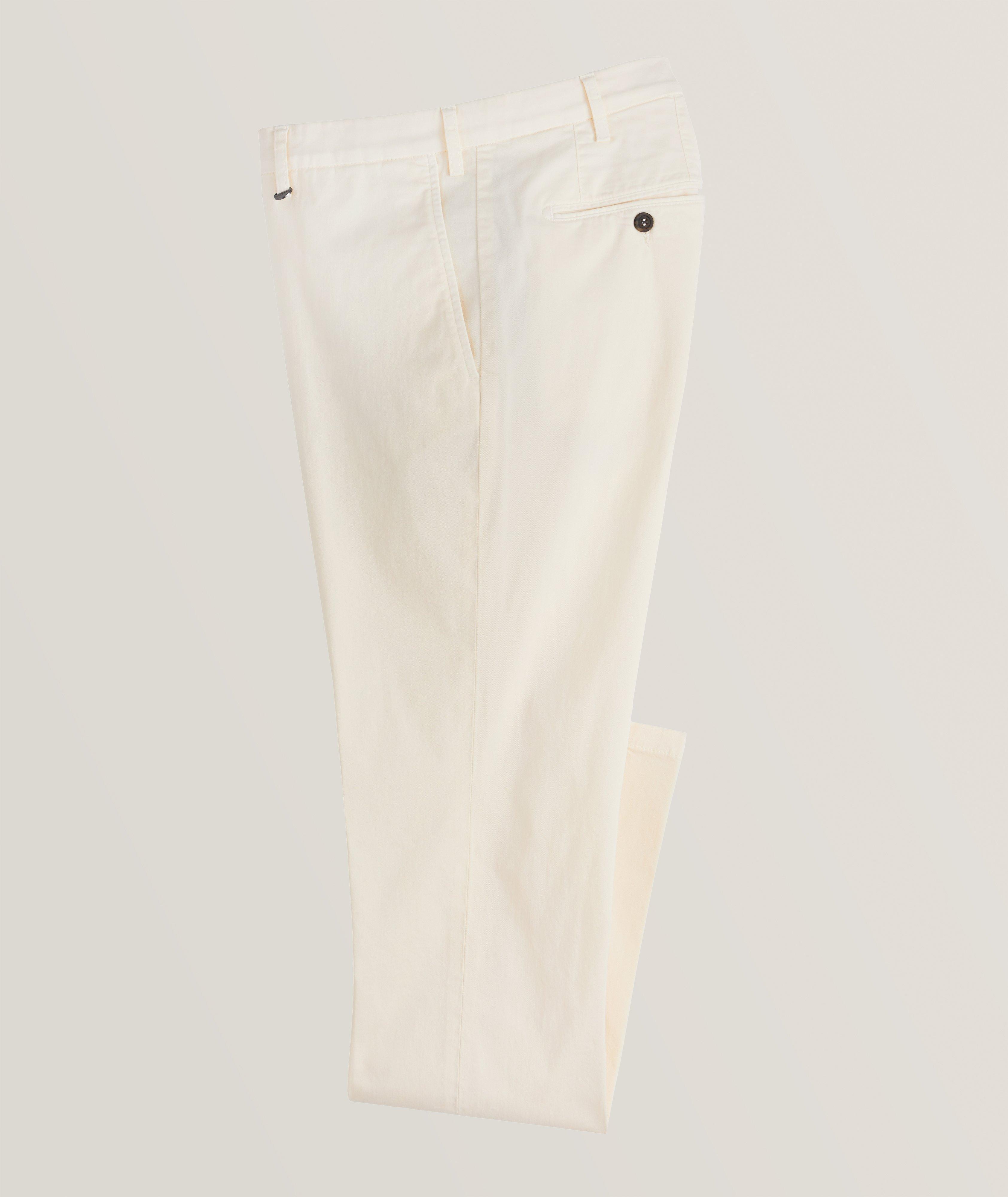 Pantalon en twill de coton extensible image 0