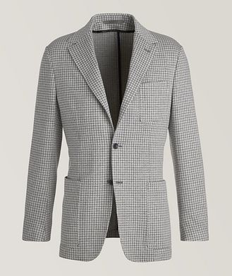 Canali Unstructured Houndstooth Sports Jacket