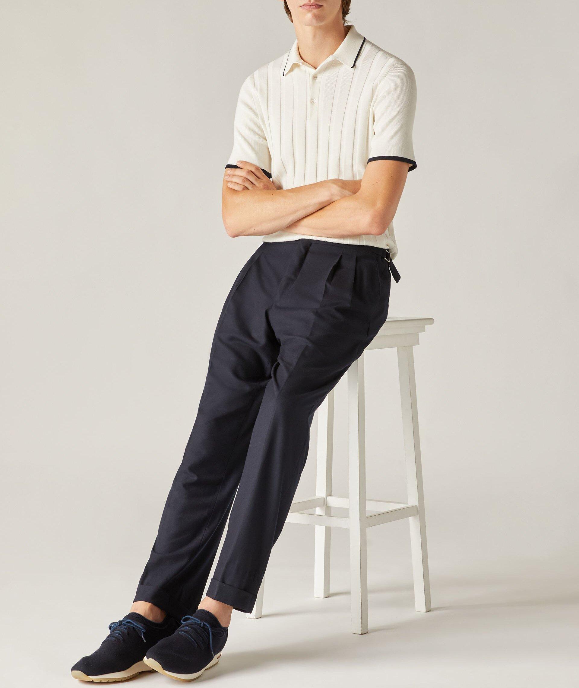 The Gift of Kings Rib Knit Wool Polo  image 1
