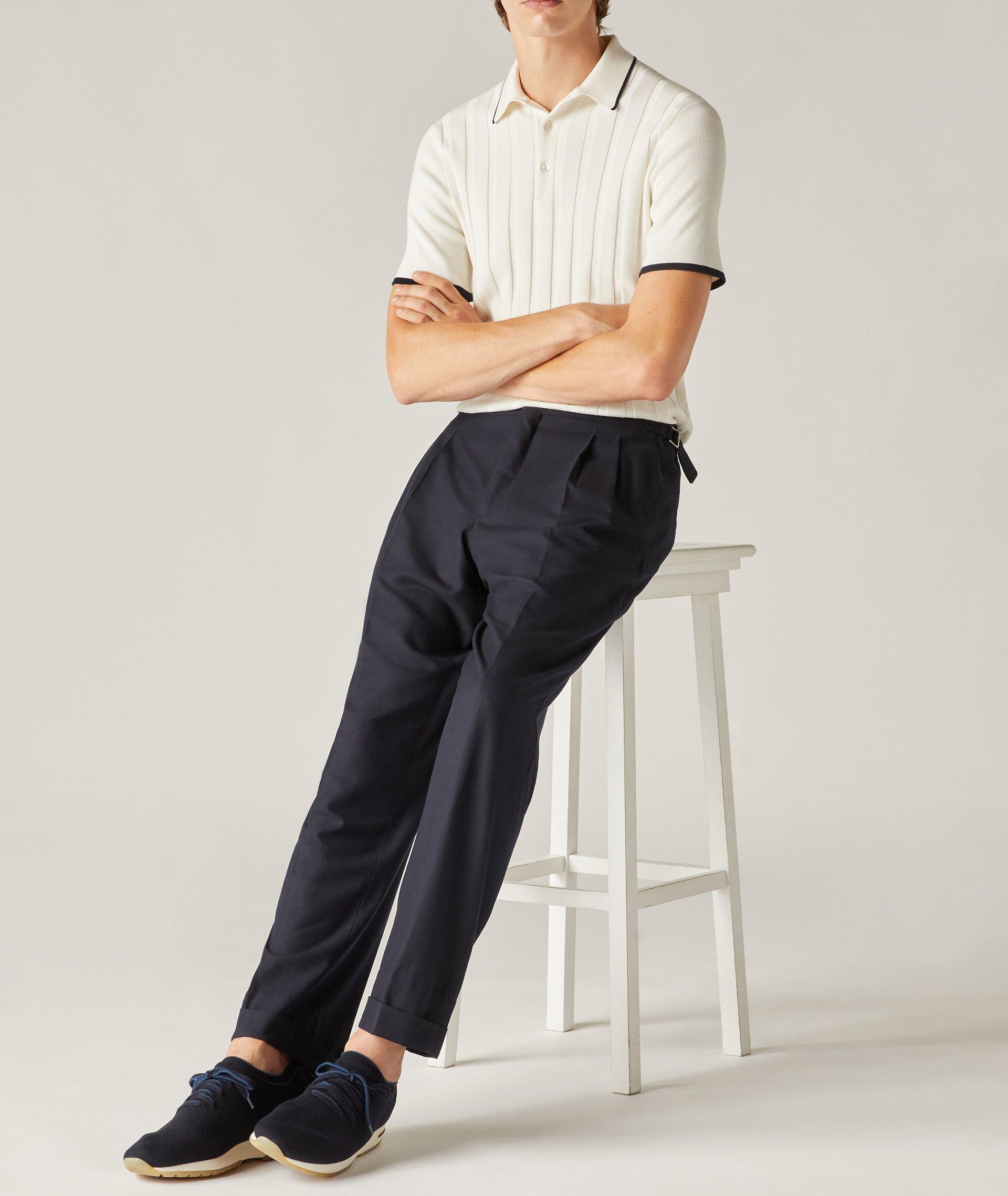 The Gift of Kings Rib Knit Wool Polo  image 5