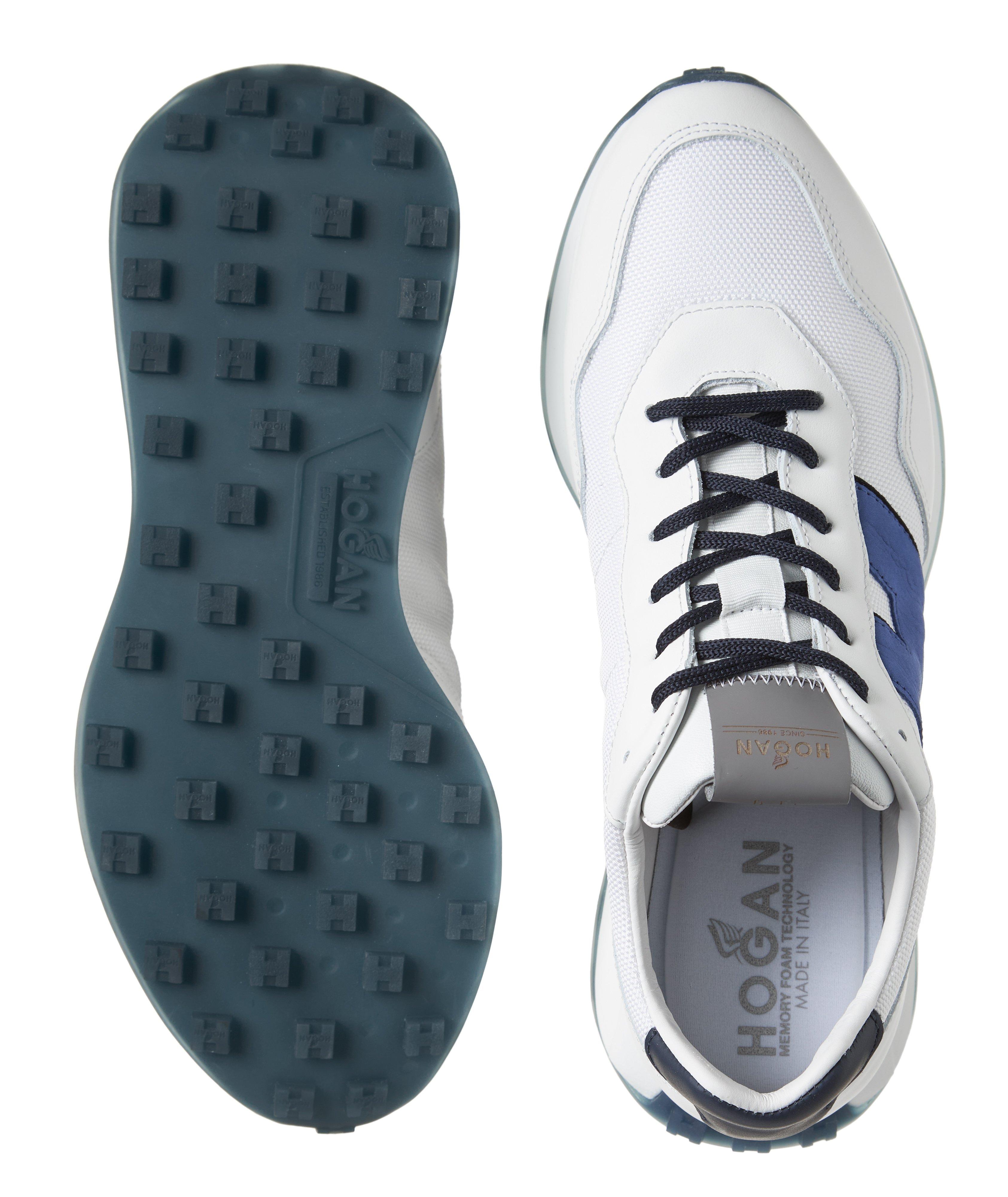 Chaussure sport H601 en cuir et en filet image 2