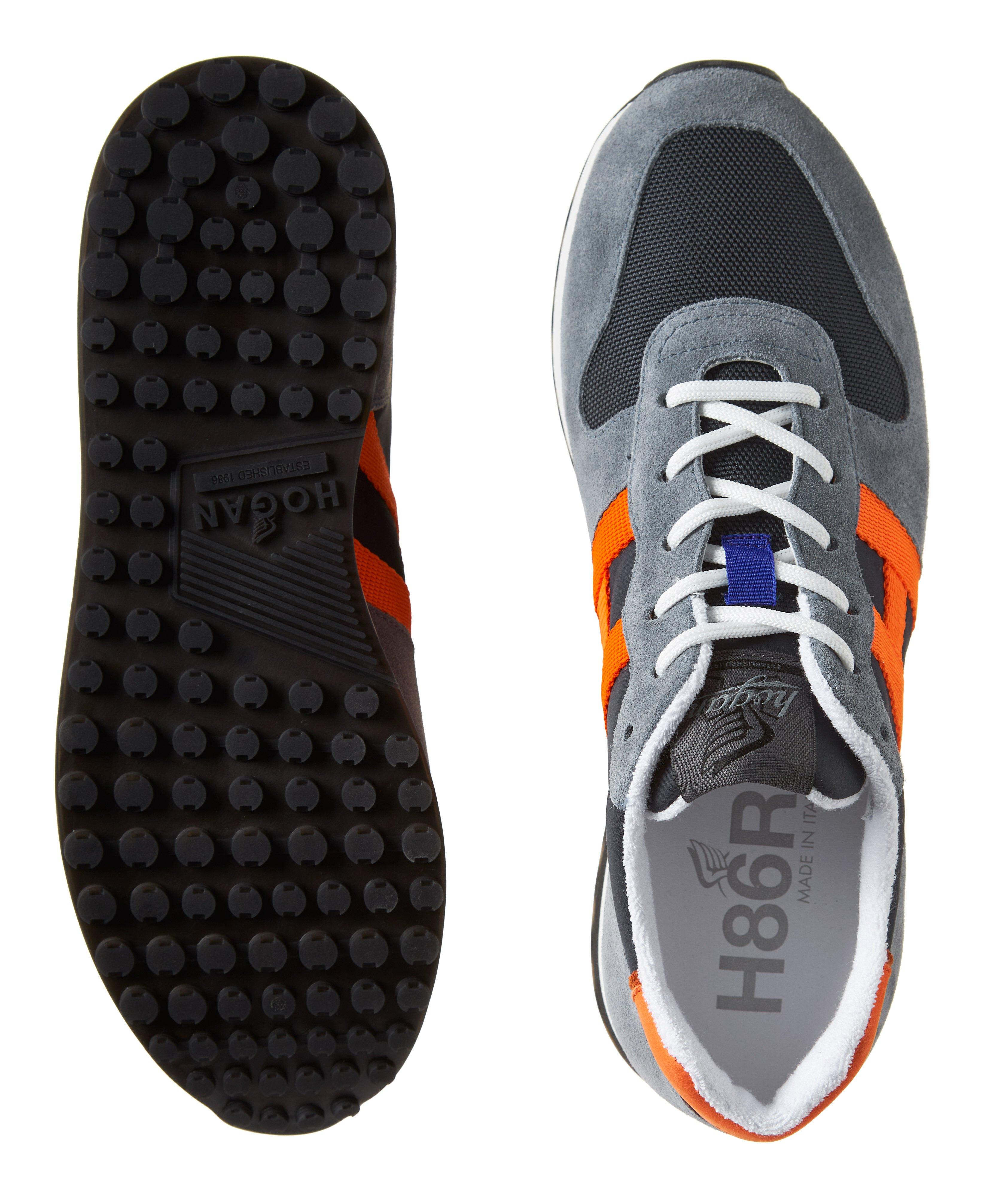 Chaussure sport Allacciato 383 en nylon et en suède image 2