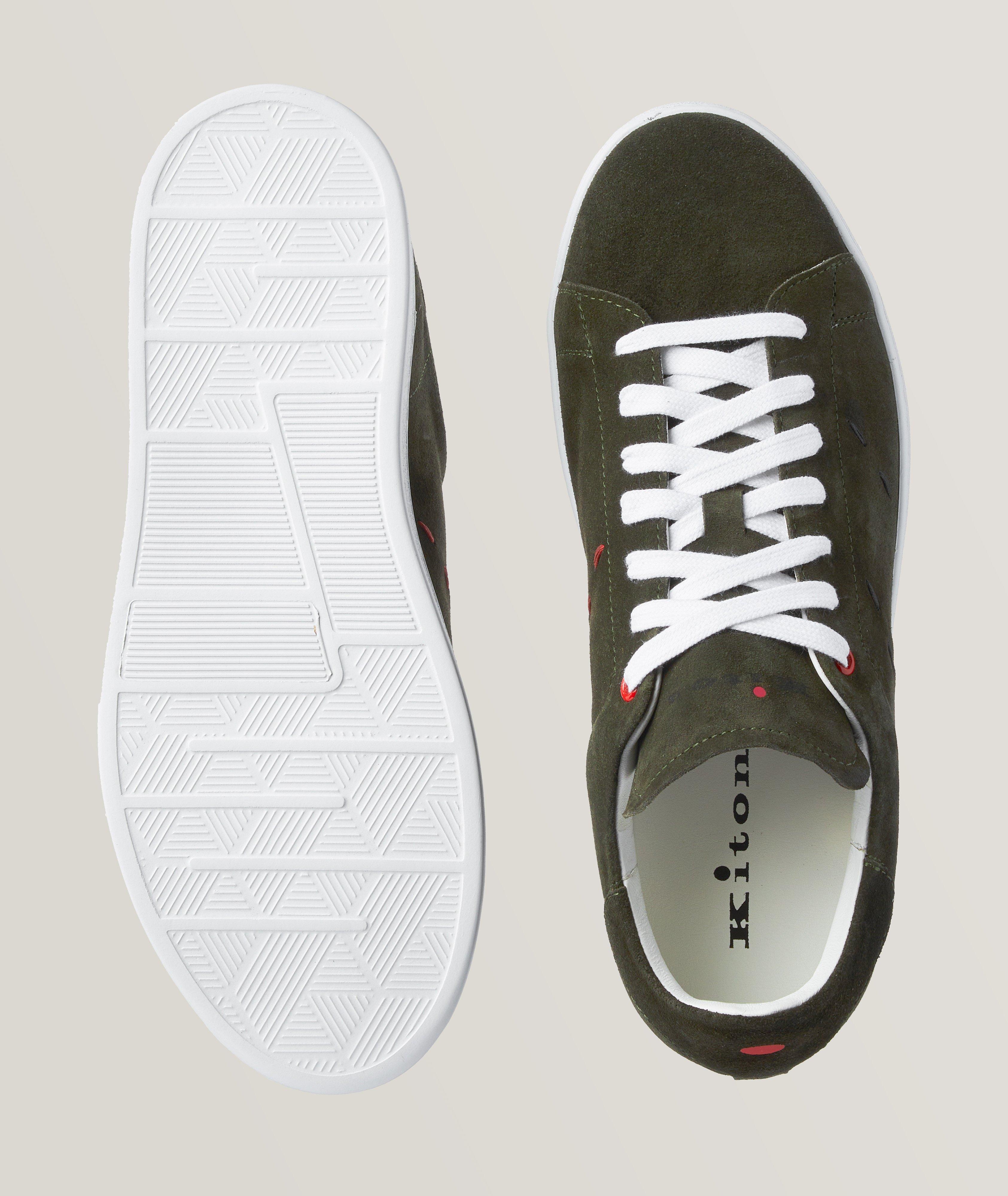 Chaussure sport en suède image 2