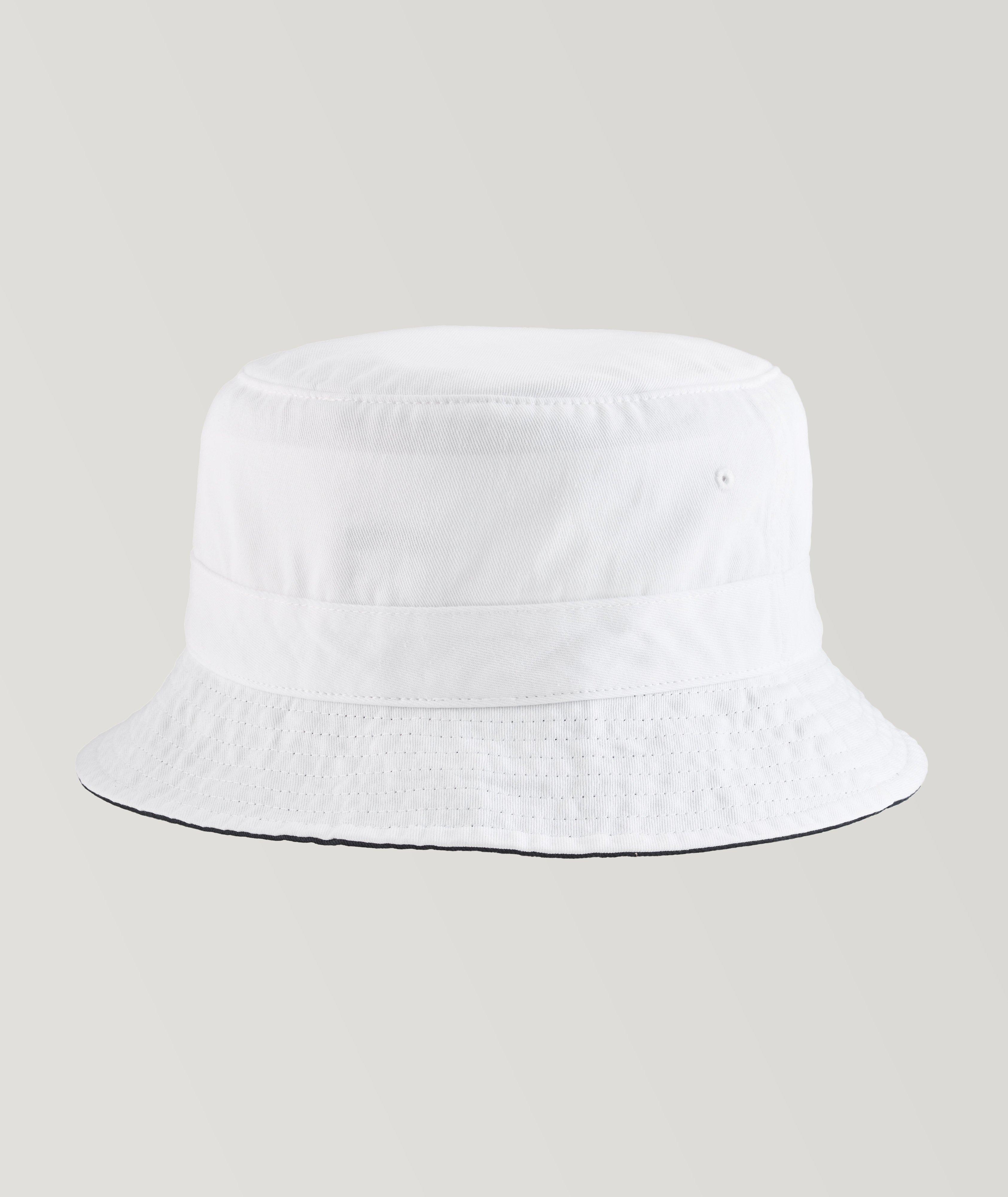 Chapeau cloche en twill avec ourson mascotte image 1