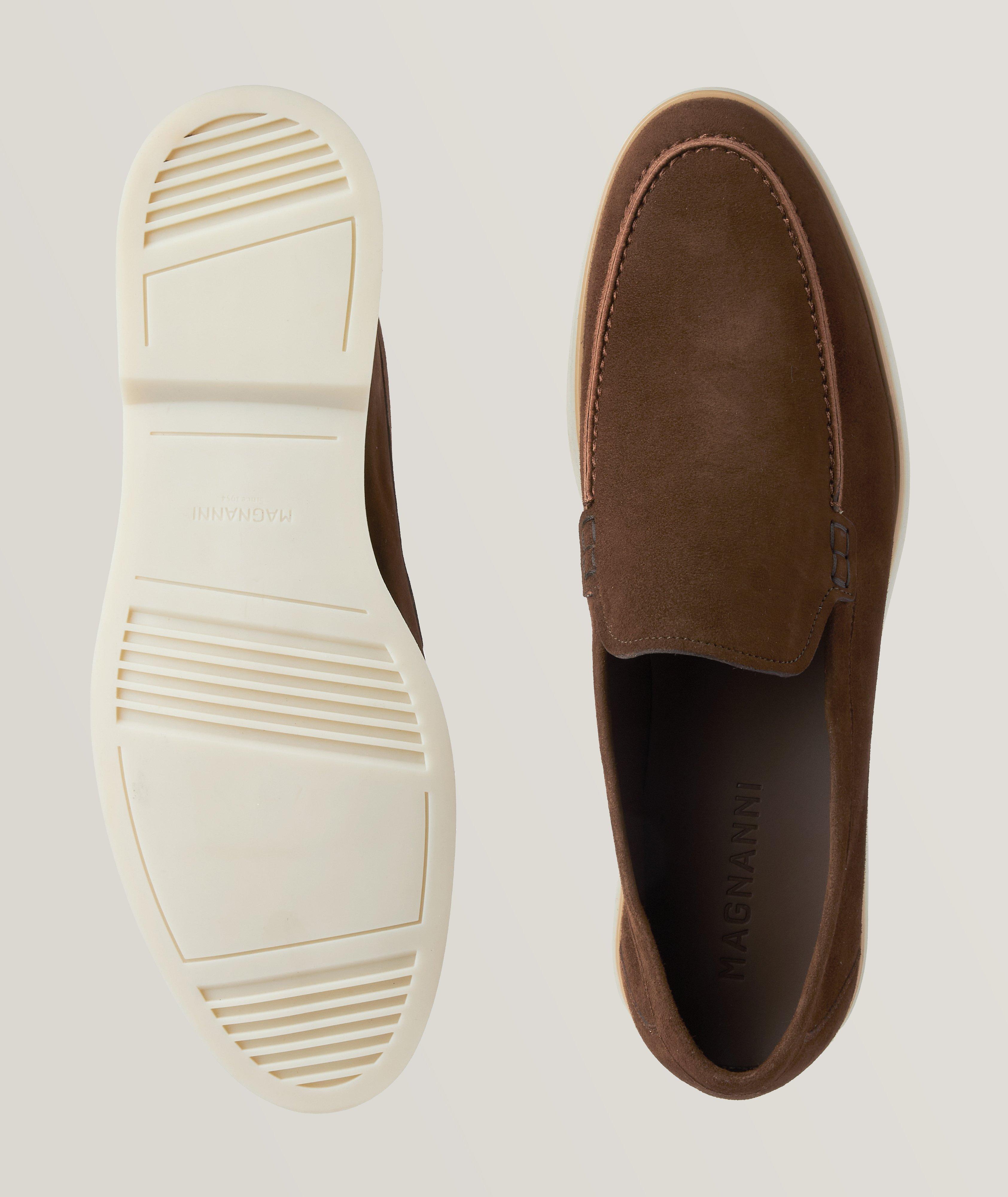 Magnanni suede loafers clearance