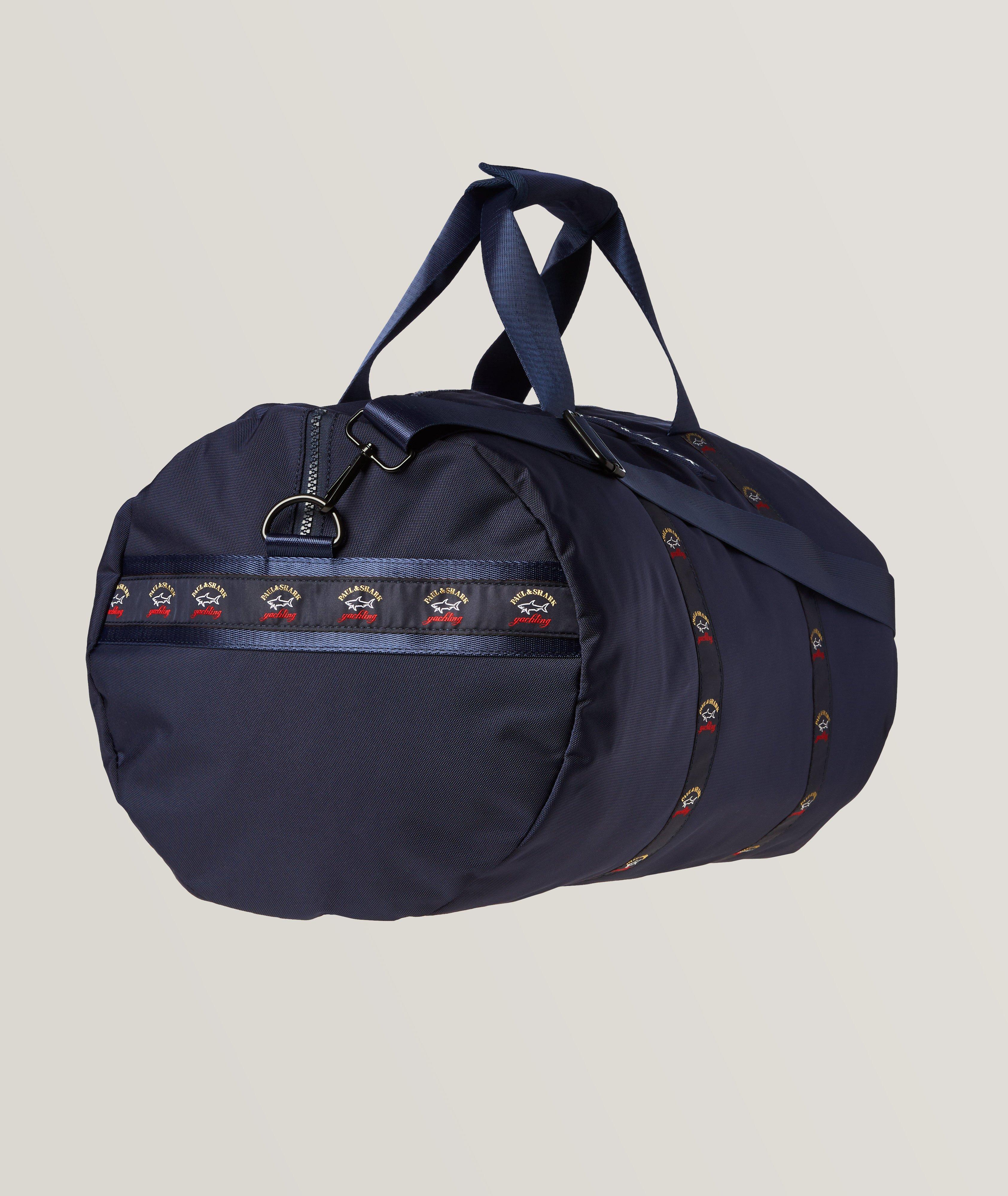 Sac polochon avec rubans de marque image 1