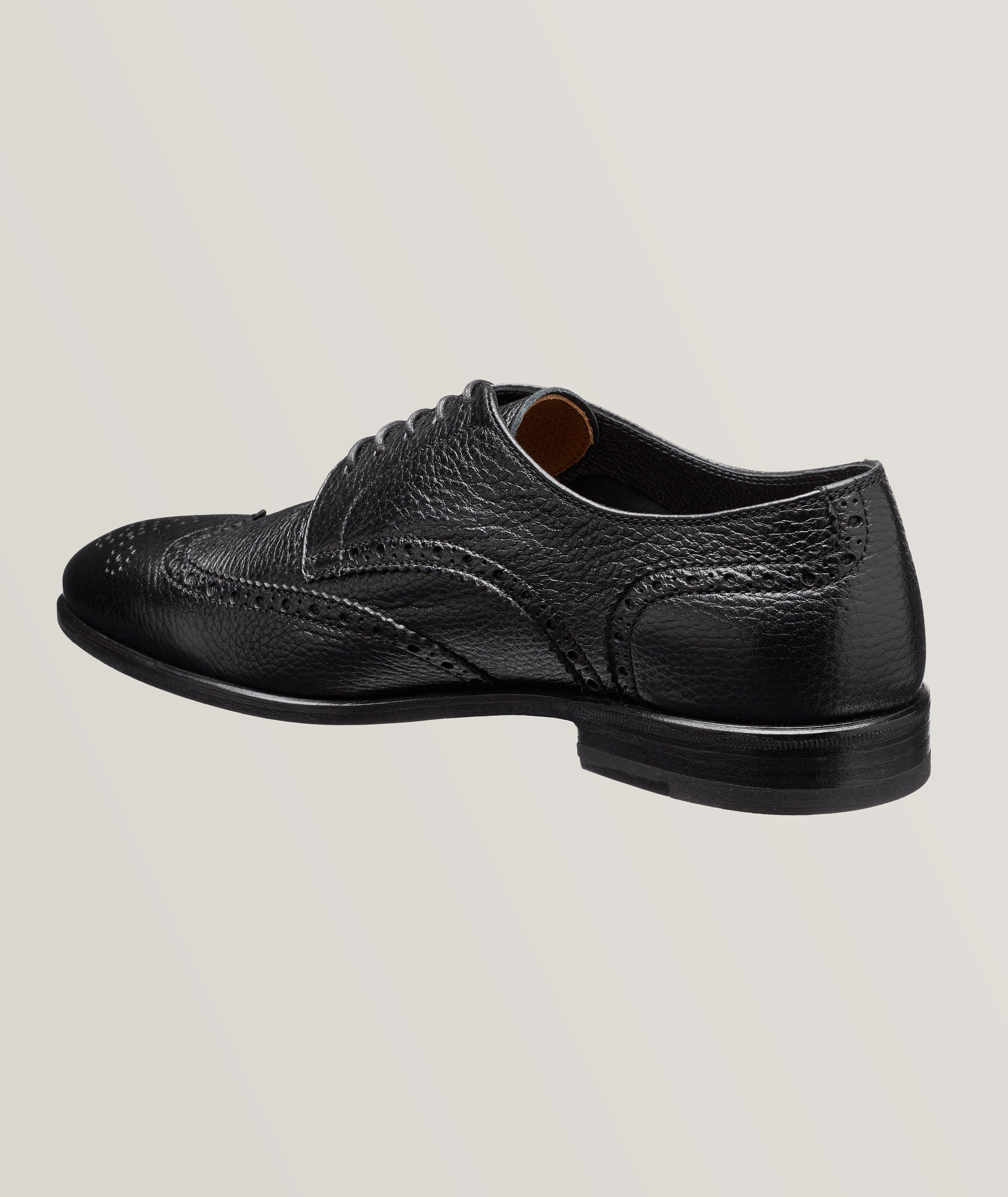 Deerskin Wingtip Lace Up Derbies image 1