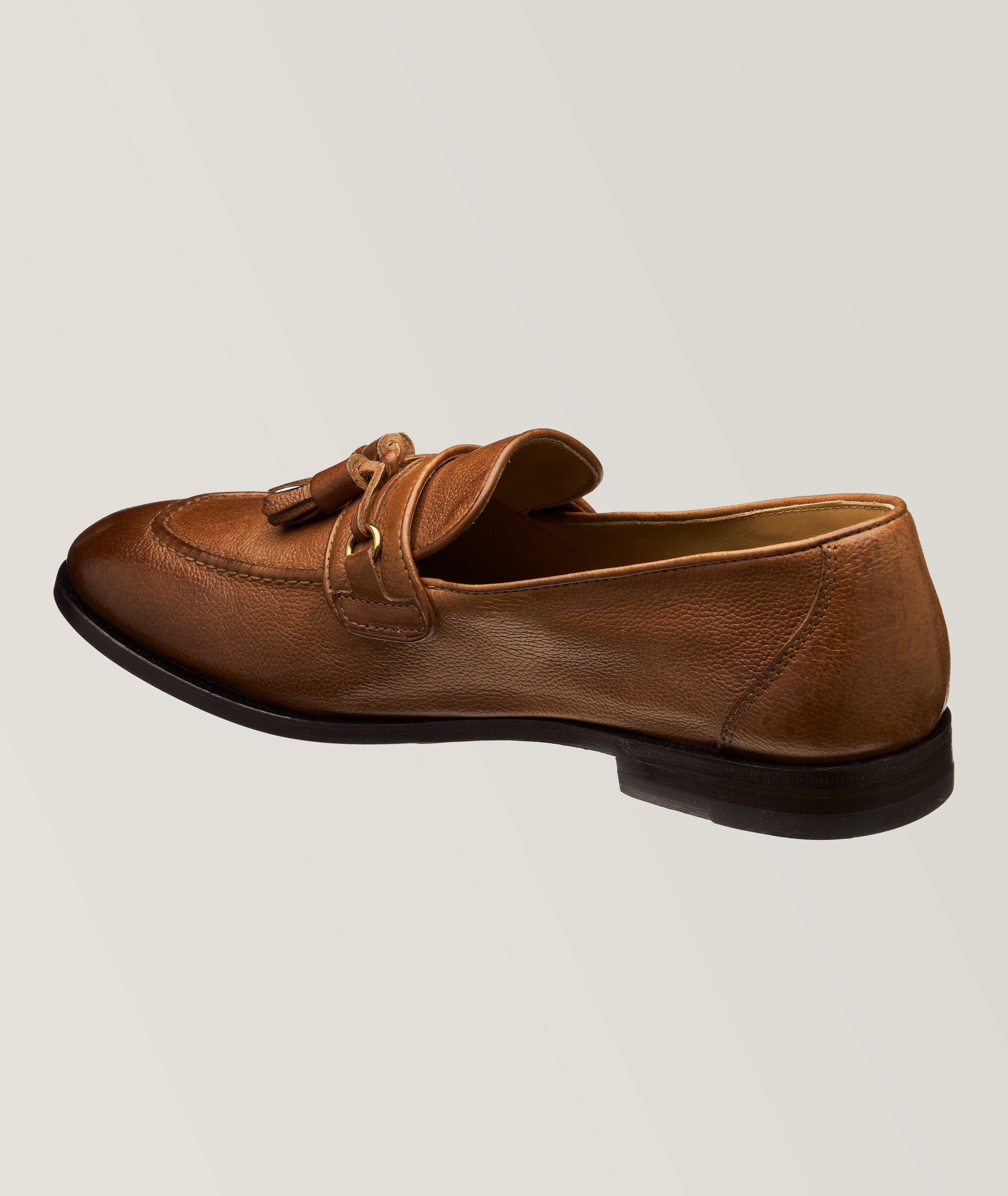 Leather Tassel Loafers image 1
