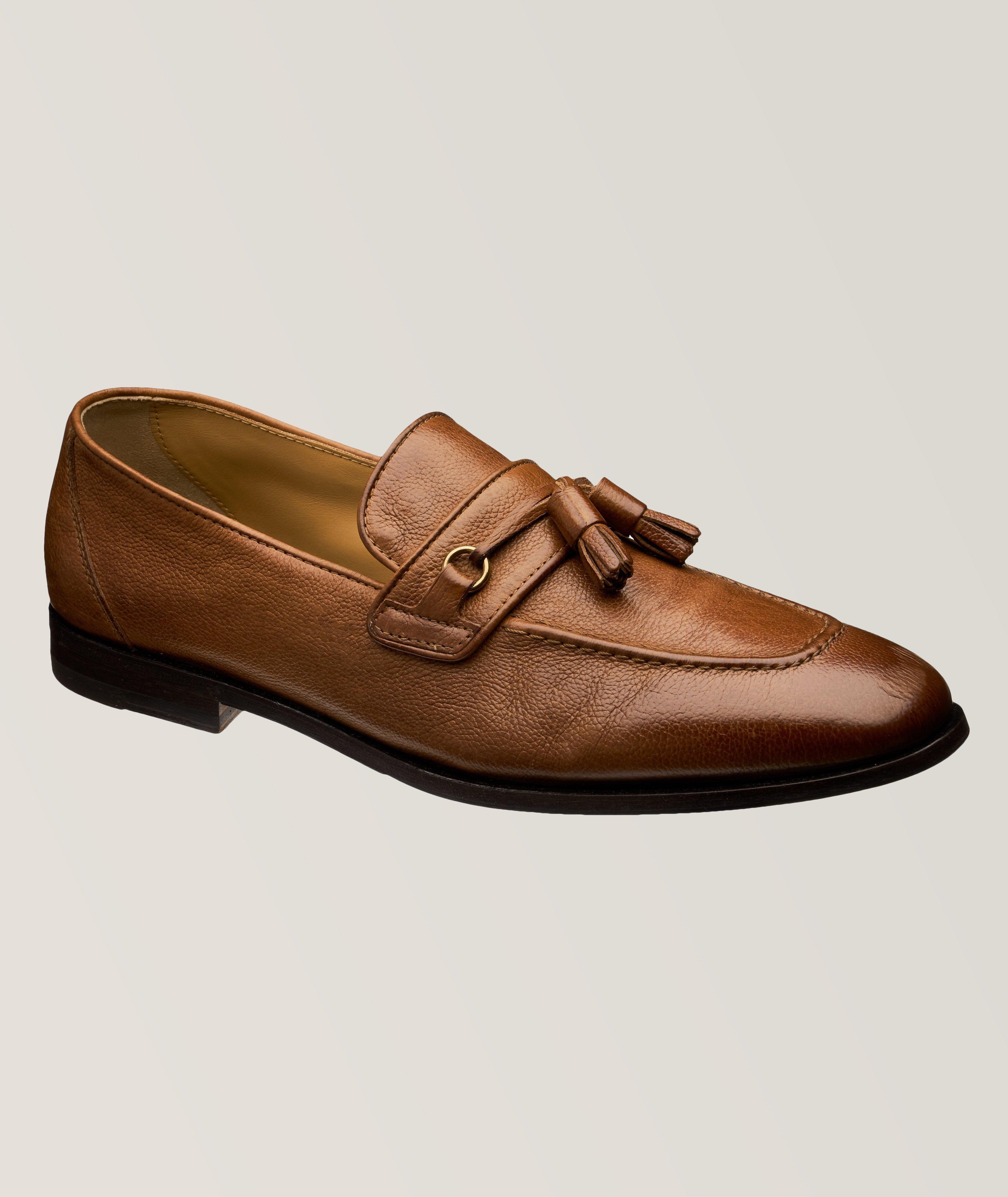 Leather Tassel Loafers image 0