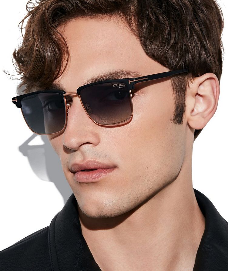 Hudson Square Clubmaster Frame Sunglasses image 1