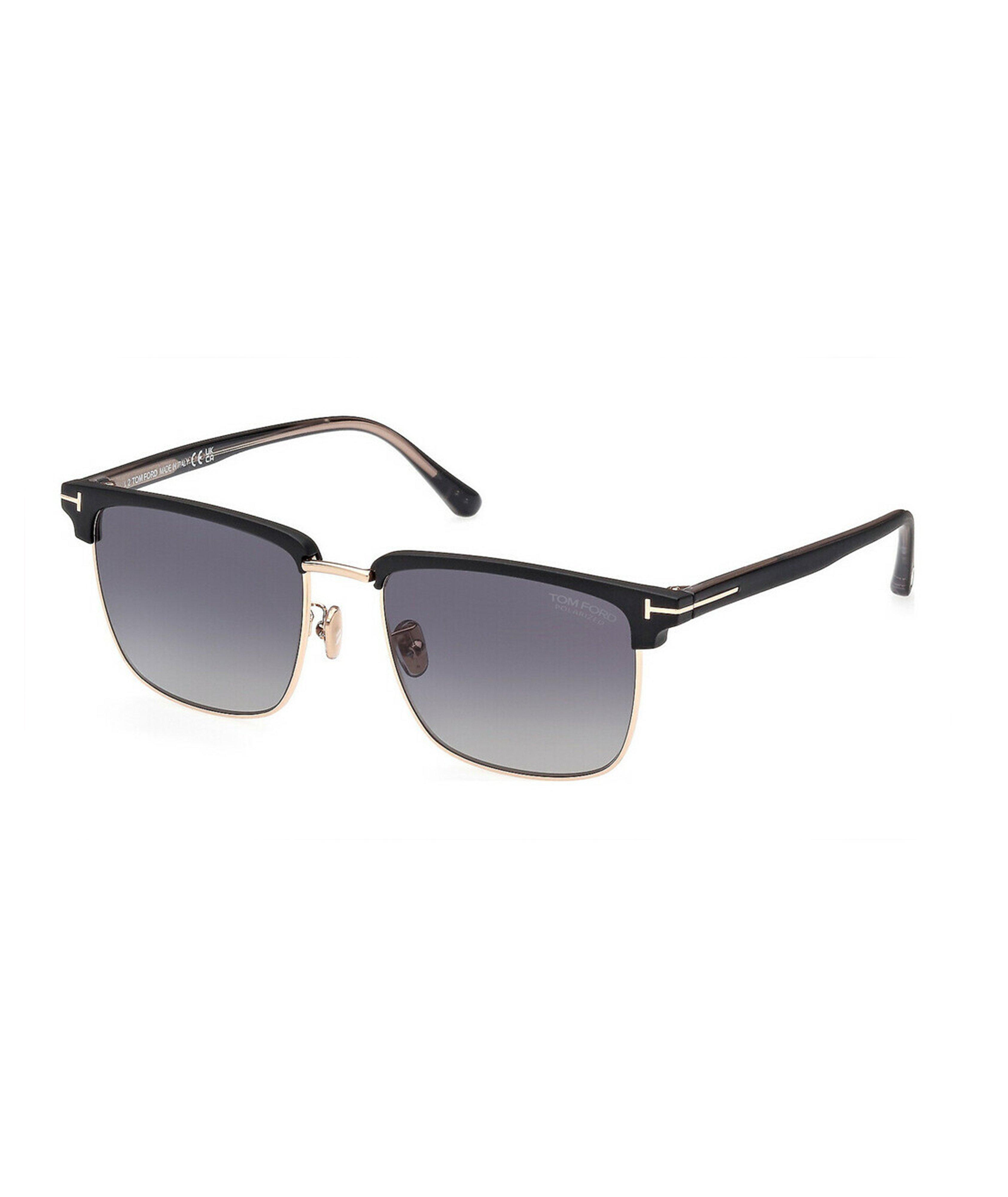 TOM FORD Hudson Square Clubmaster Frame Sunglasses
