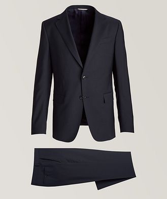 Canali Black Edition Stretch-Wool Micro Check Suit