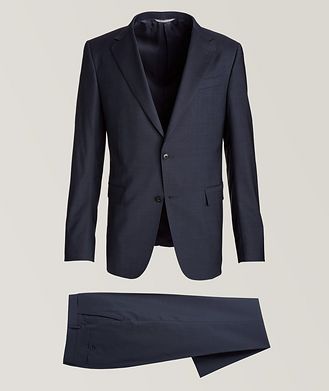 Canali Black Edition Stretch-Wool Textured Suit