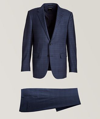 ZEGNA Sartorial Multiseason Stretch-Wool Plaid Suit