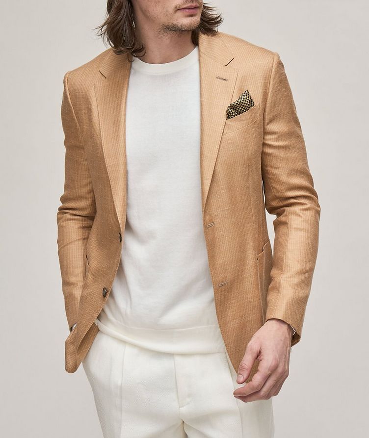 Mélange Silk, Cashmere & Linen Sport Jacket image 1