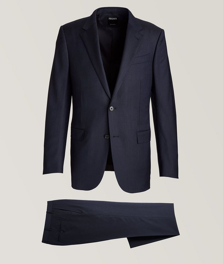 Zegna Sartorial Multiseason Stretch-Wool Pinstripe Suit