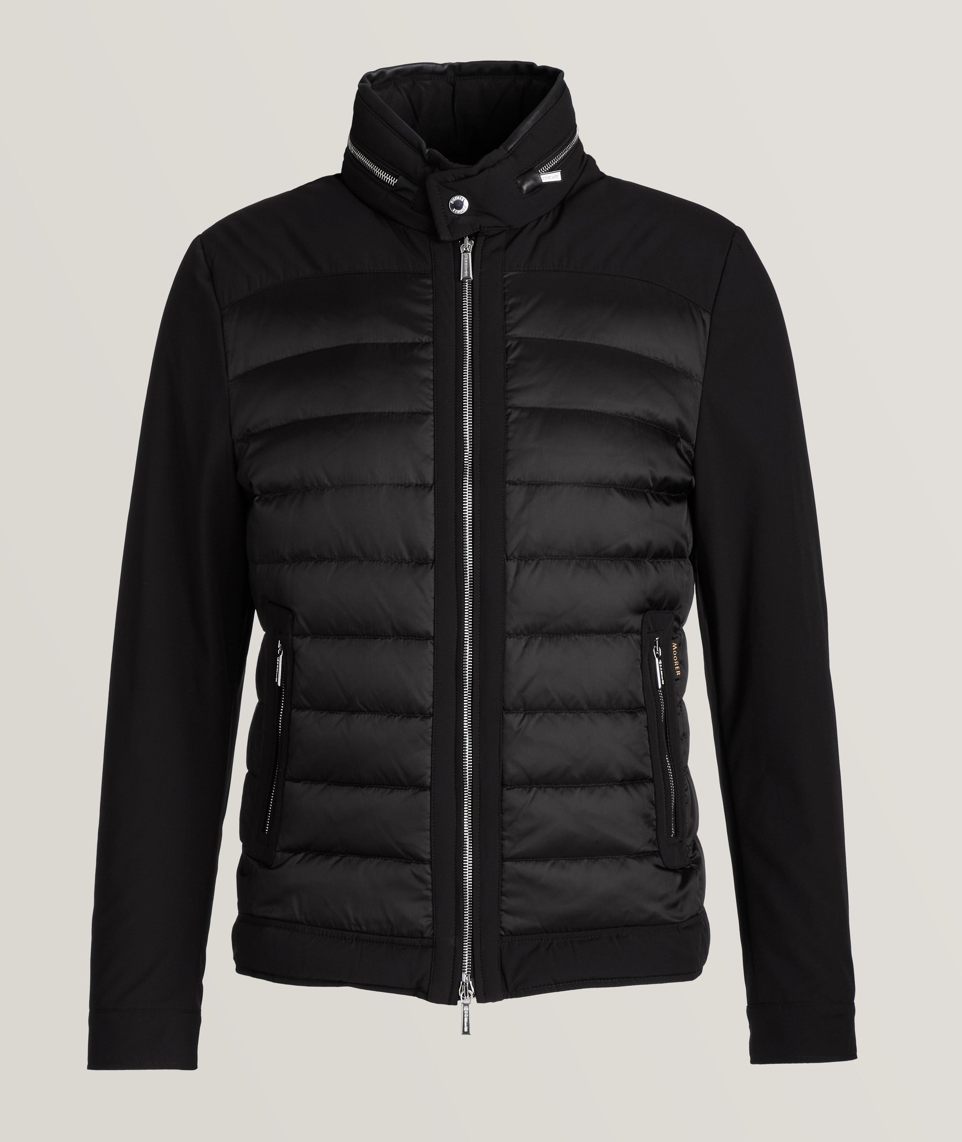 Manteau de duvet de style moto Gilles image 0