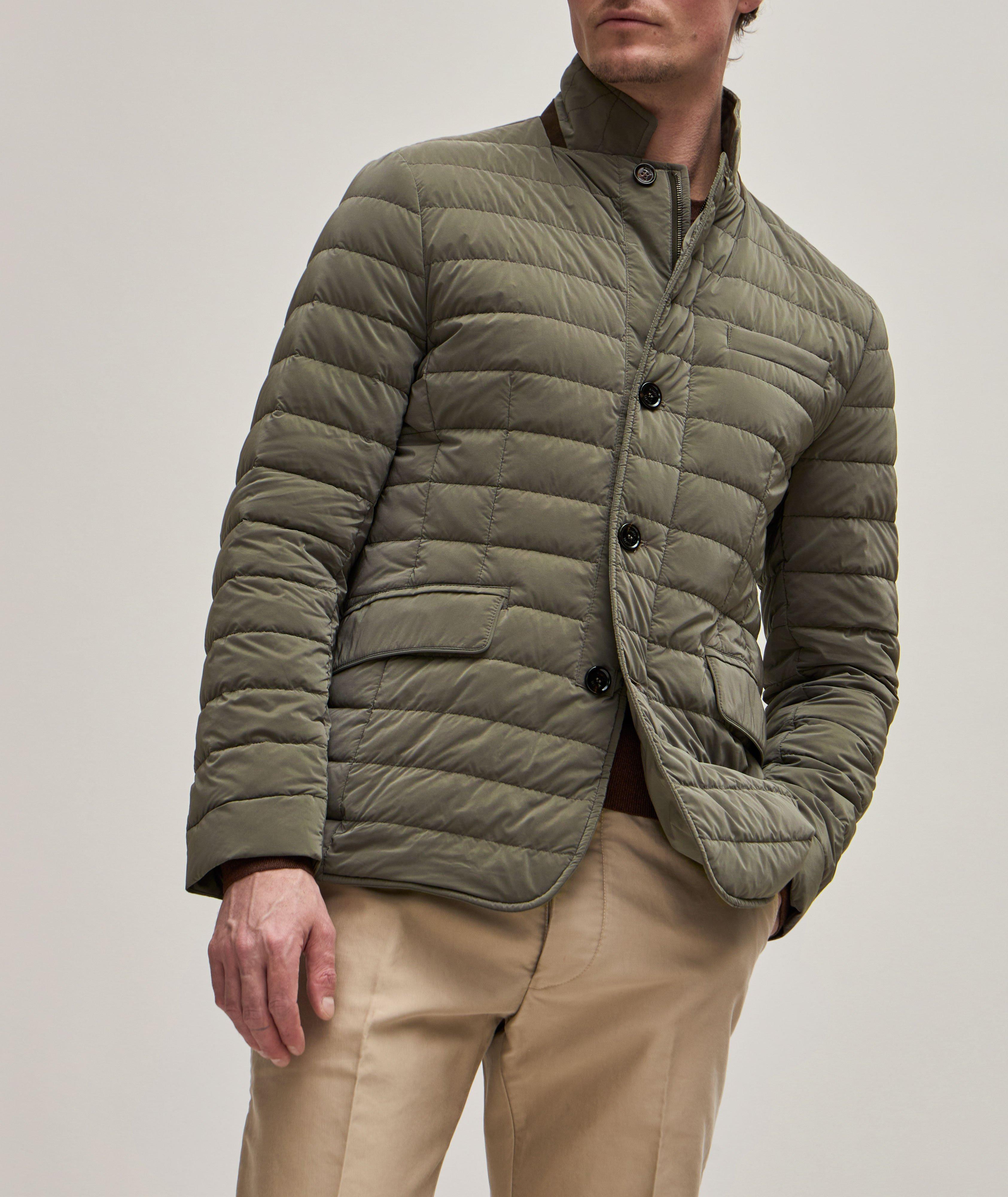 Mens quilted down jacket new arrivals