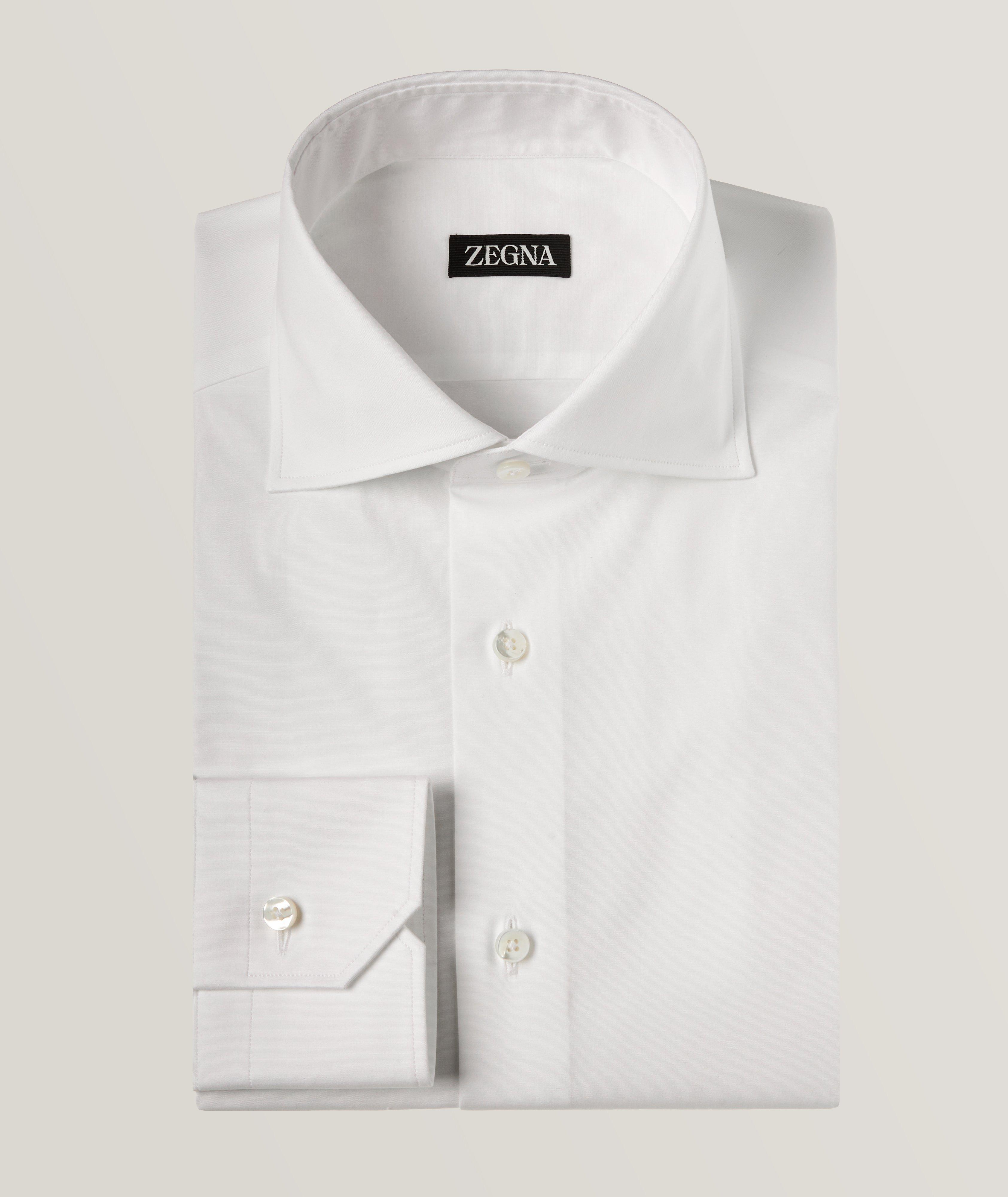 Sartorial Comfort Stretch-Cotton Dress Shirt image 0