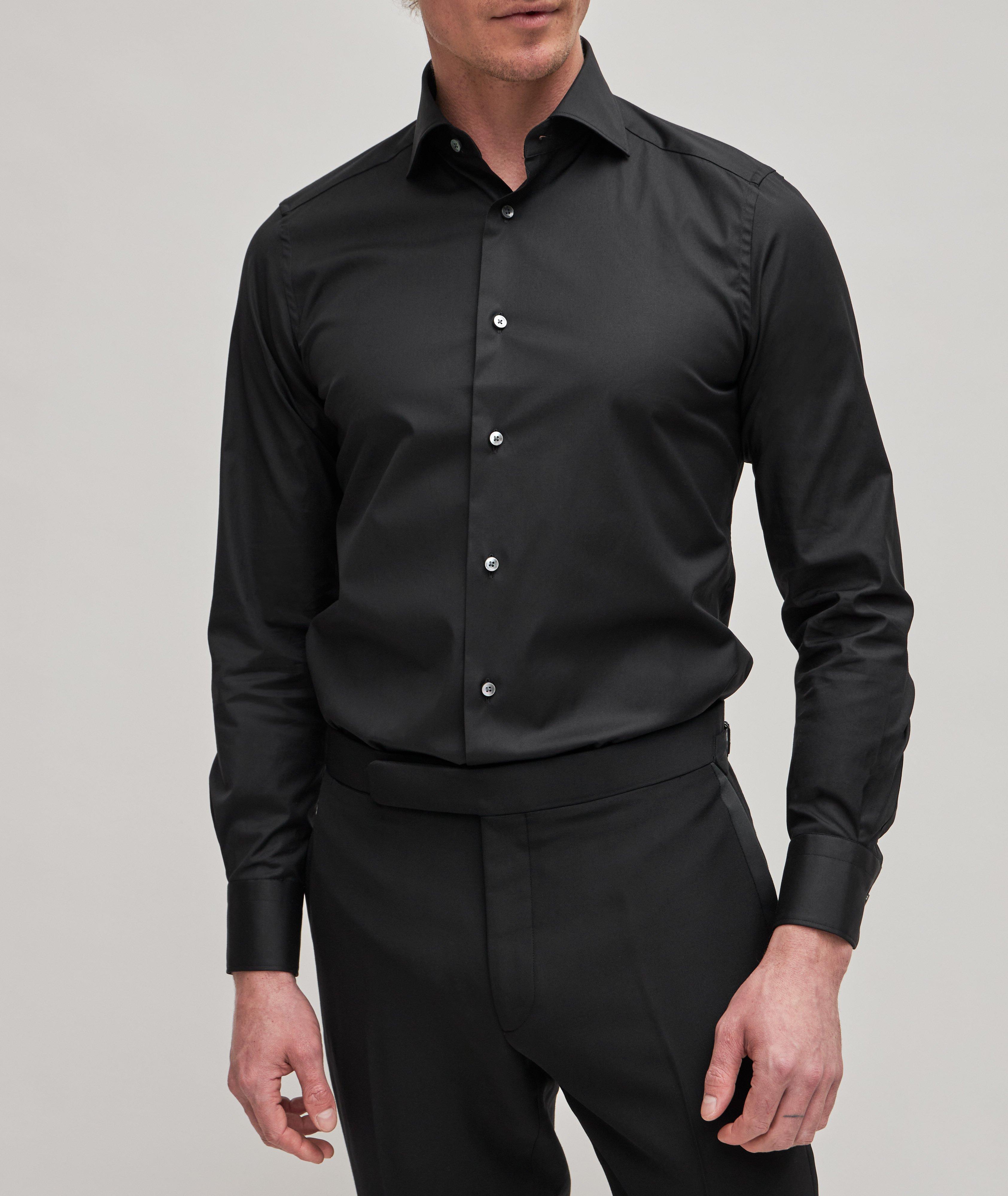 Sartorial Comfort Stretch-Cotton Dress Shirt image 1