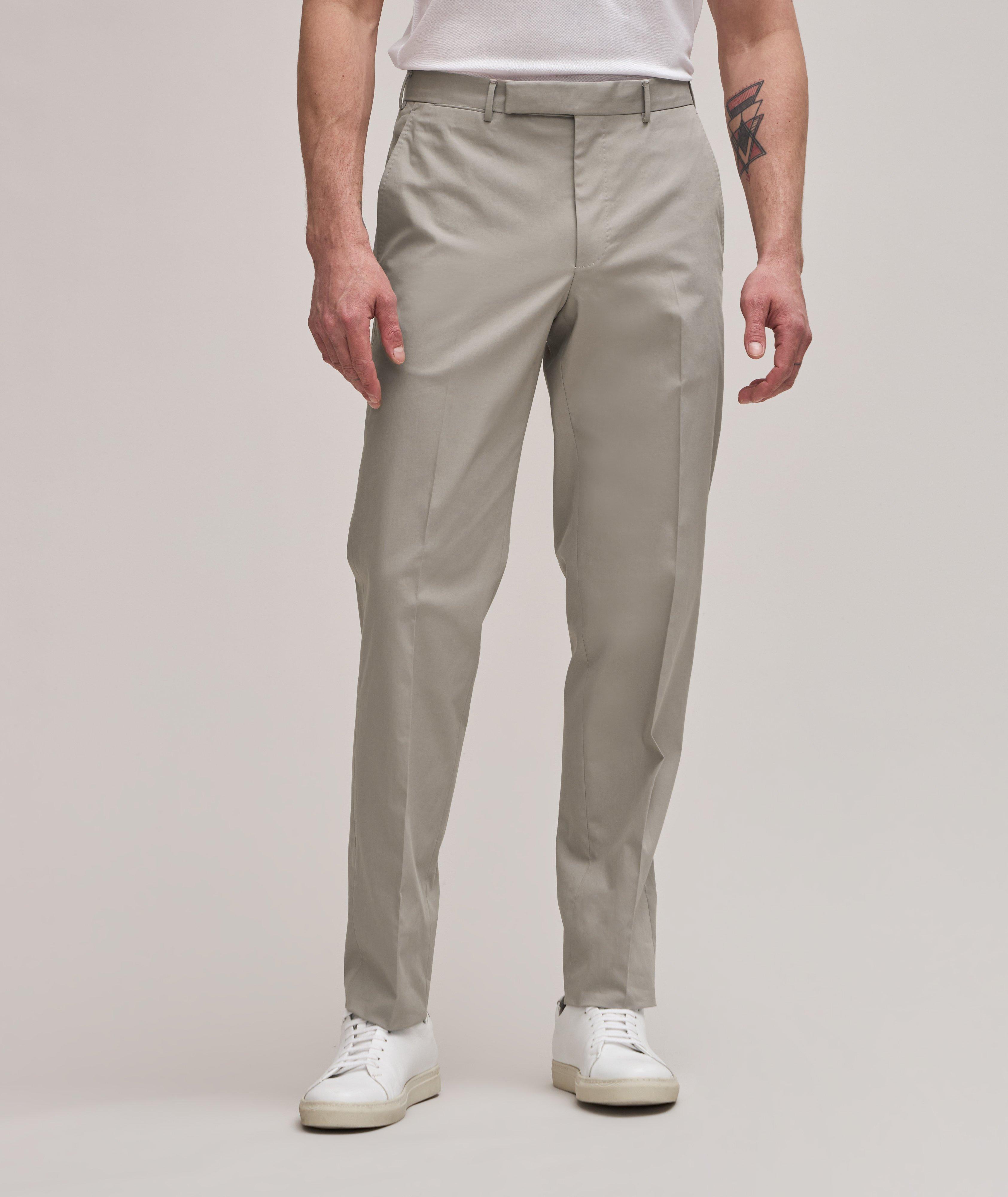 Sartorial Cotton-Stretch Dress Pants