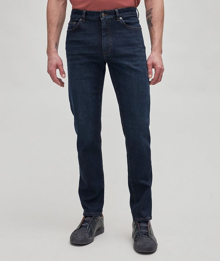 City Stretch-Cotton Five-Pocket Jeans image 2
