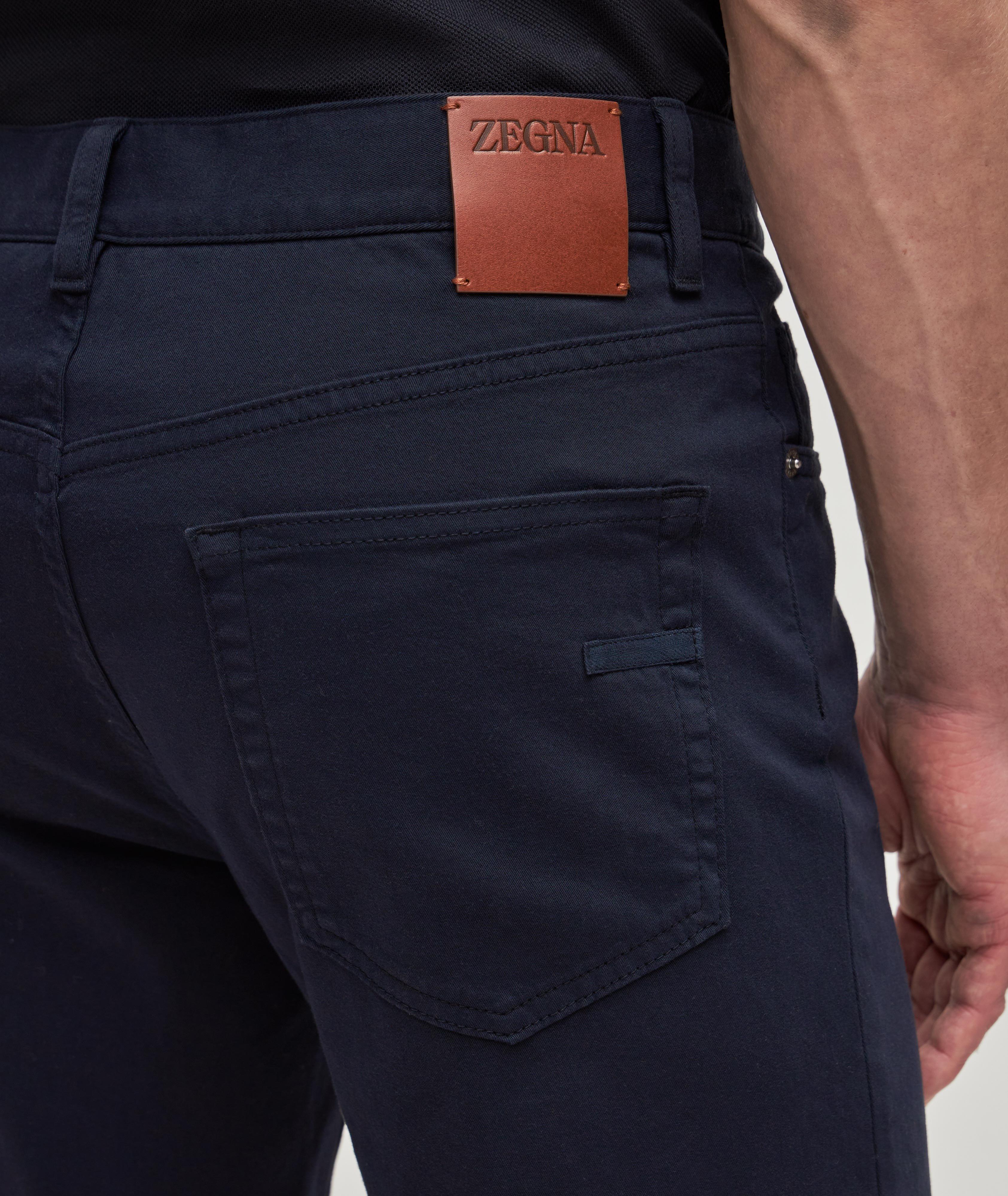 City Stretch-Cotton Five-Pocket Jeans image 4