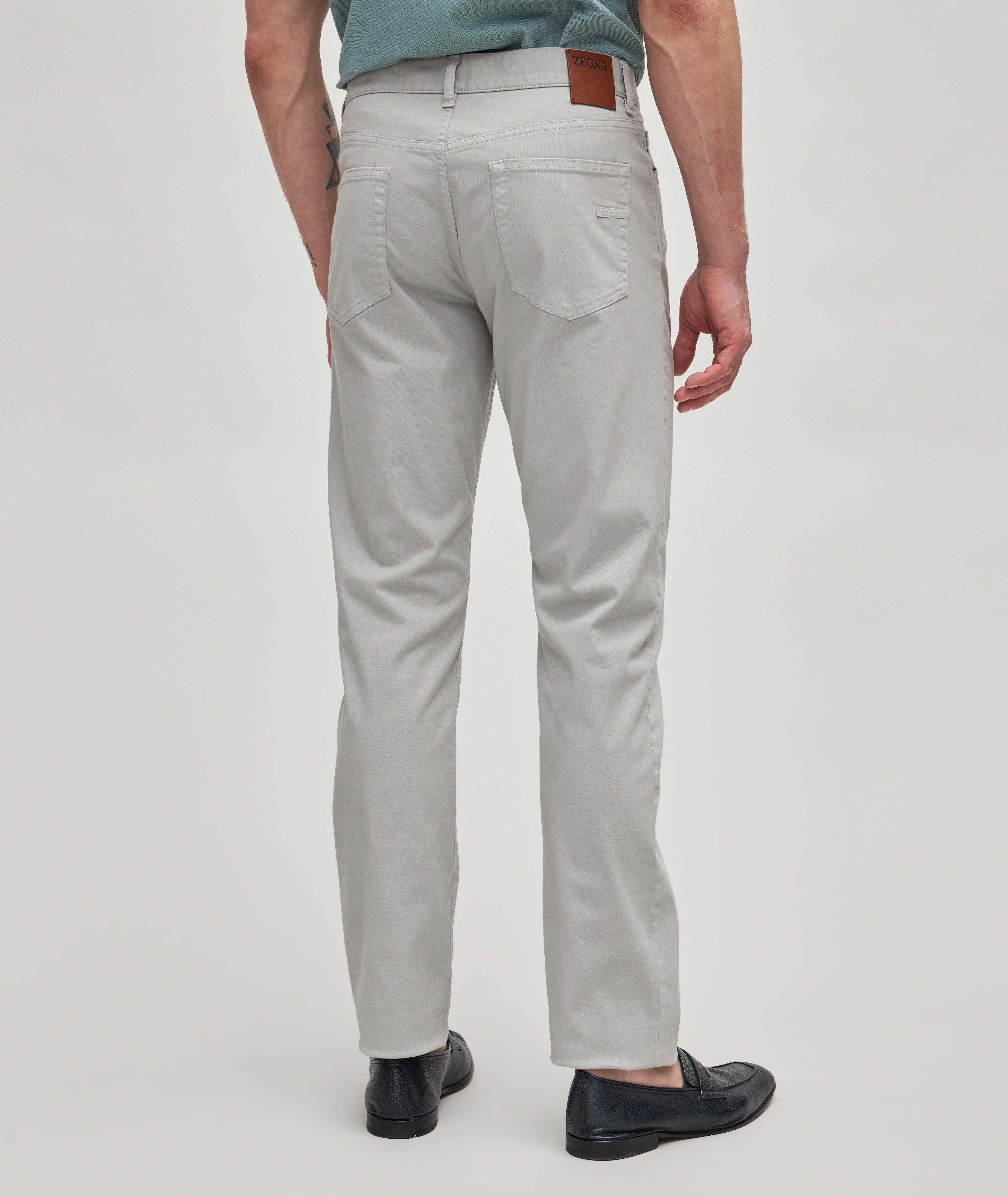 Pantalon en coton extensible de coupe City image 3