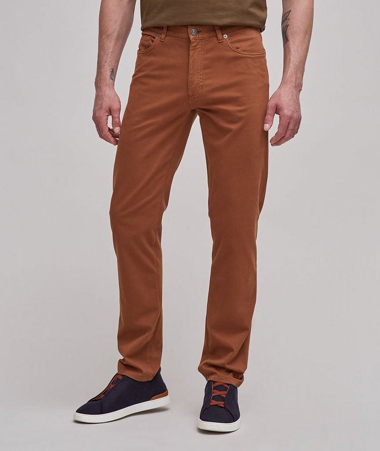 Slim Fit City Garment Dyed Stretch-Cotton Jeans image 2