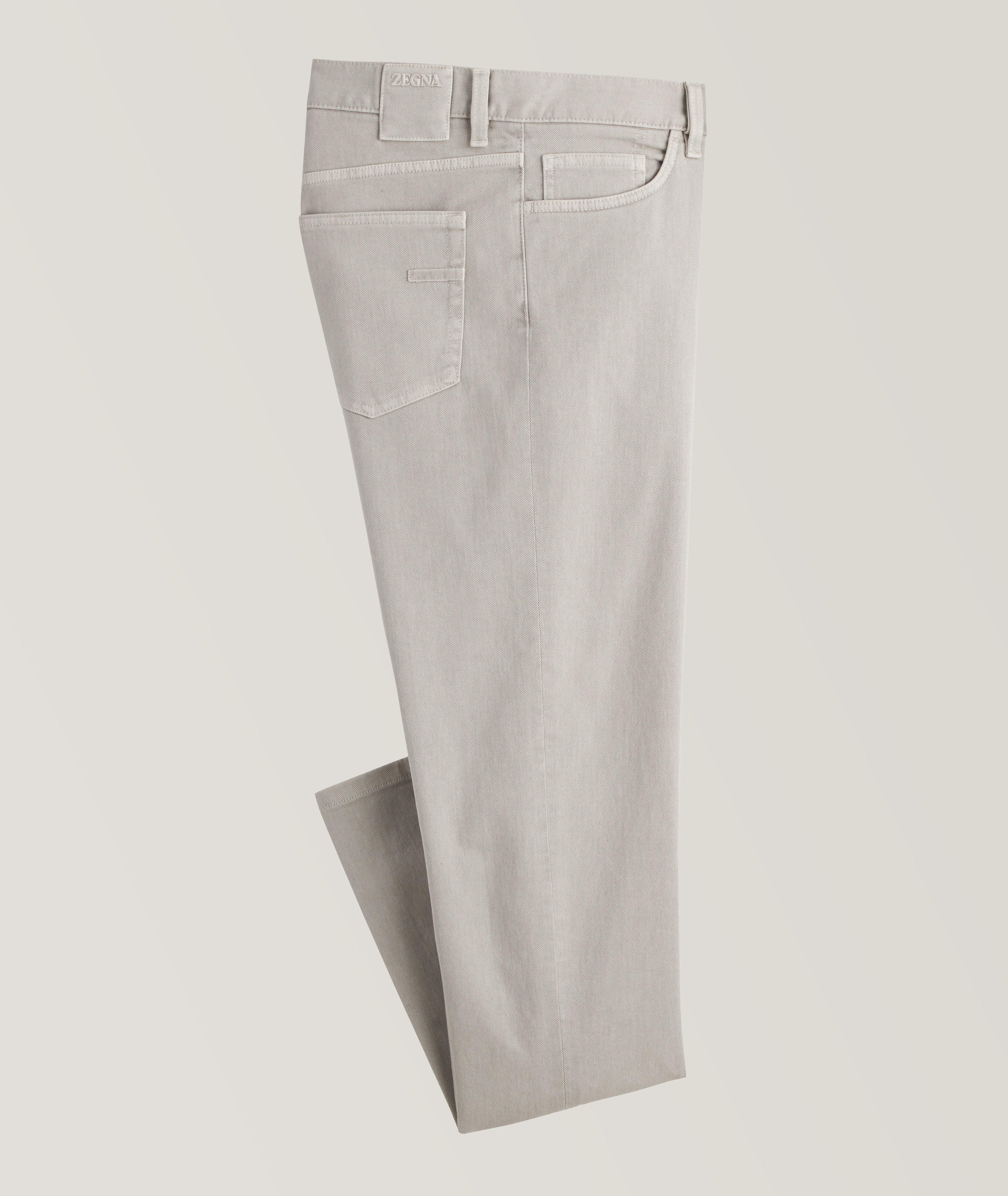 Pantalon en coton extensible de coupe City image 0