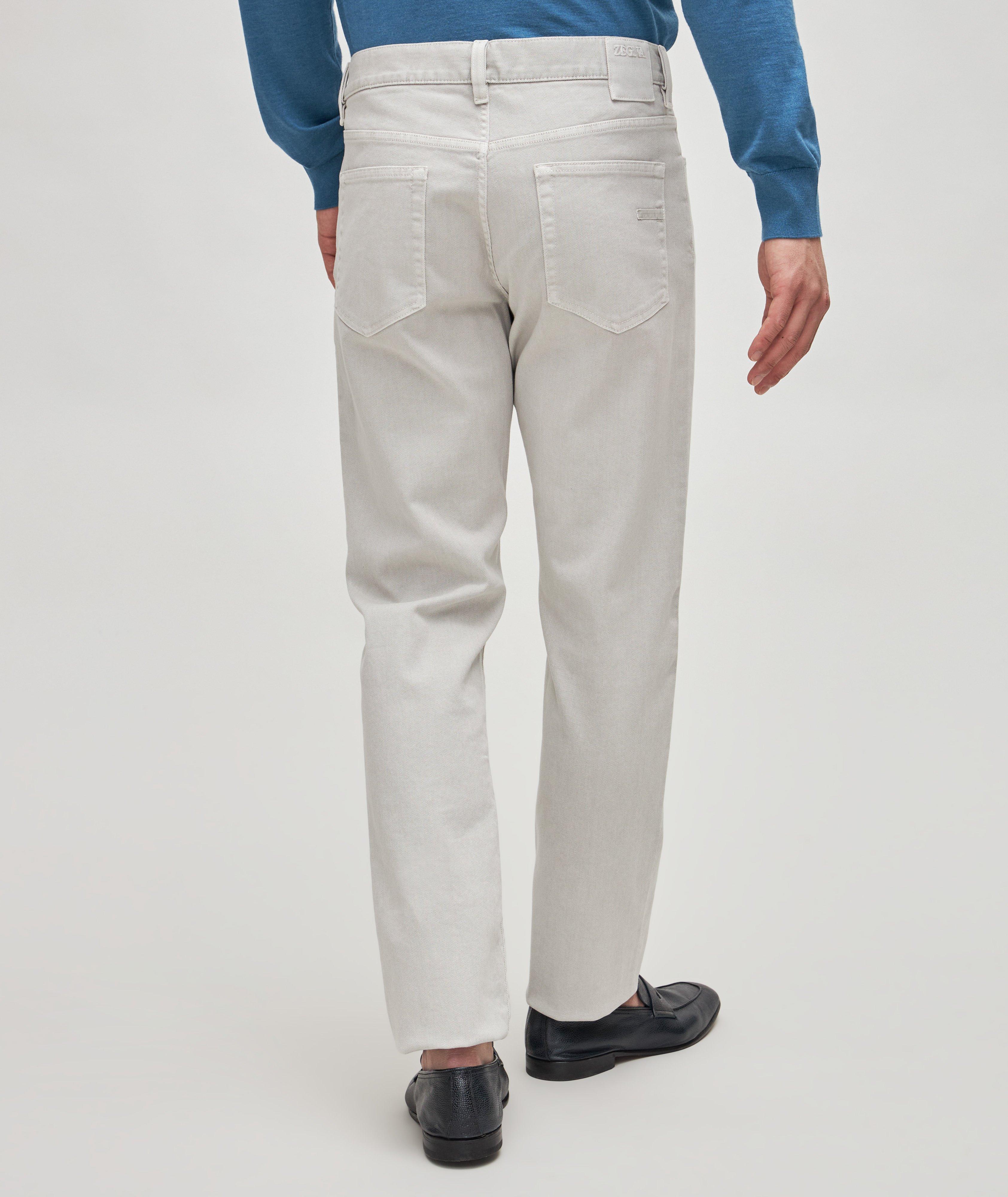 Pantalon en coton extensible de coupe City image 3