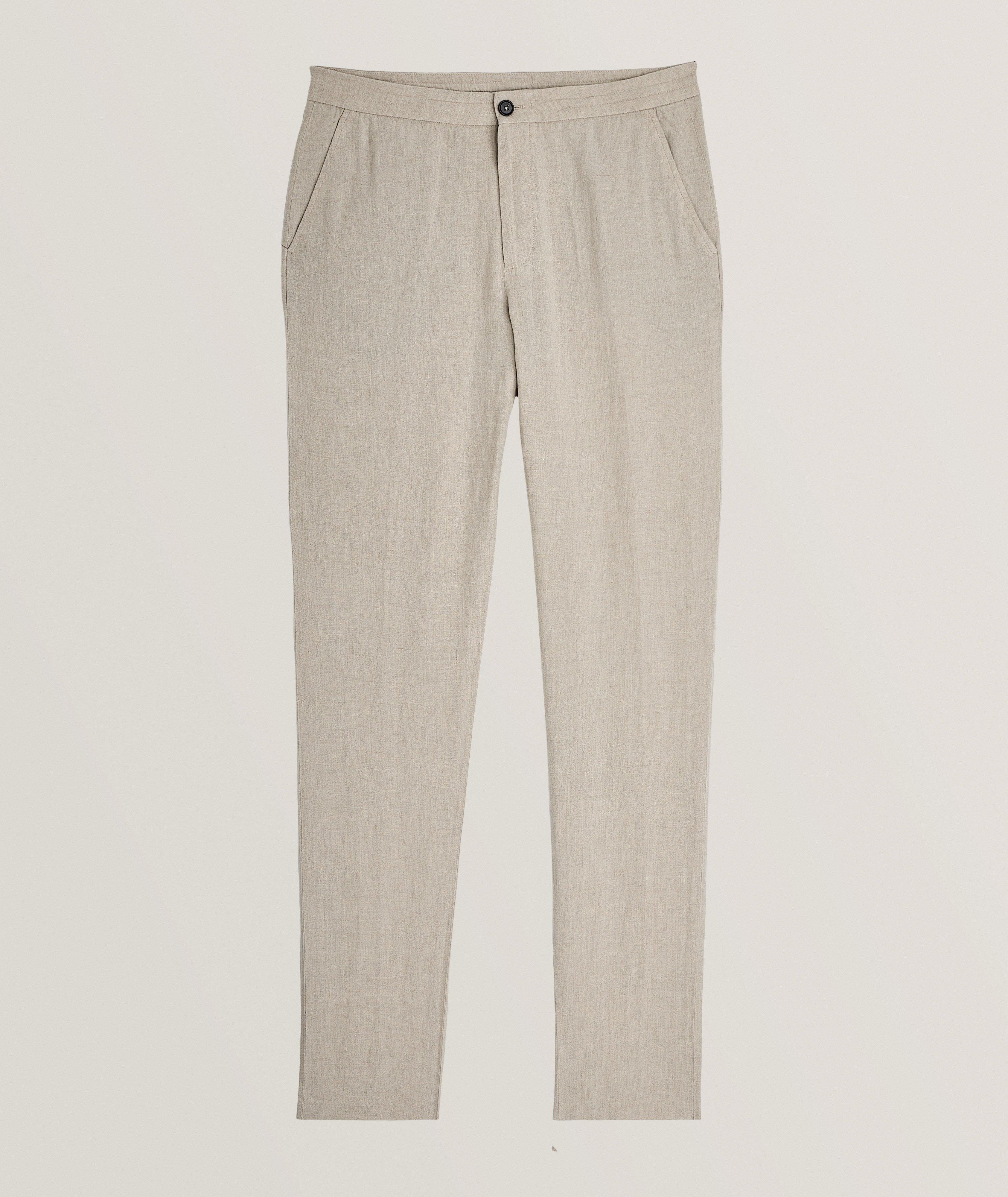 Zegna Linen Drawstring Pants | Pants | Harry Rosen
