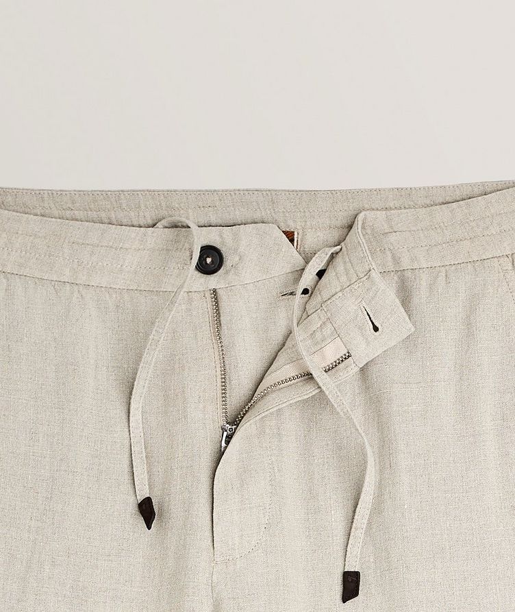 Linen Drawstring Pants image 1