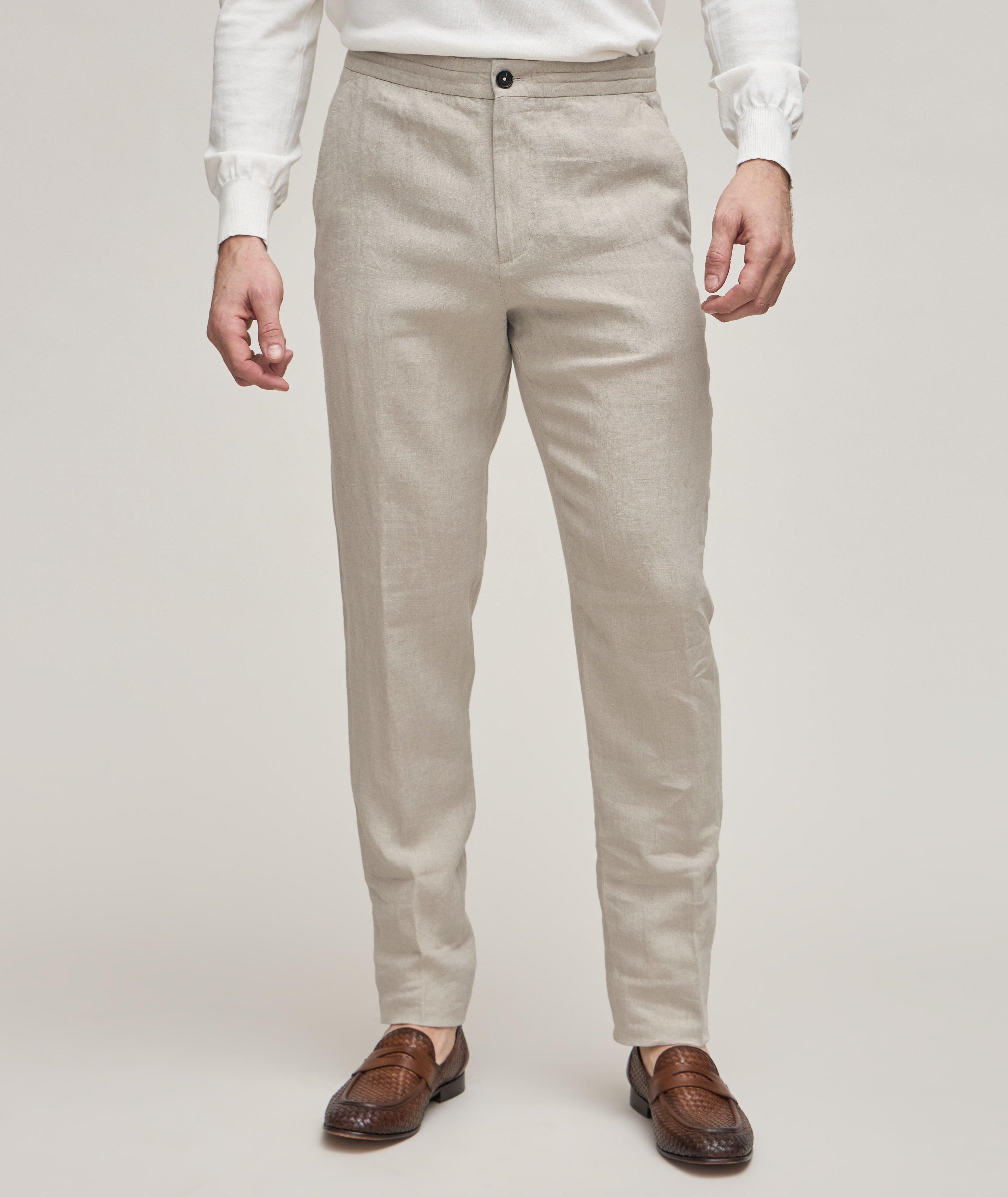 Linen Drawstring Pants image 2