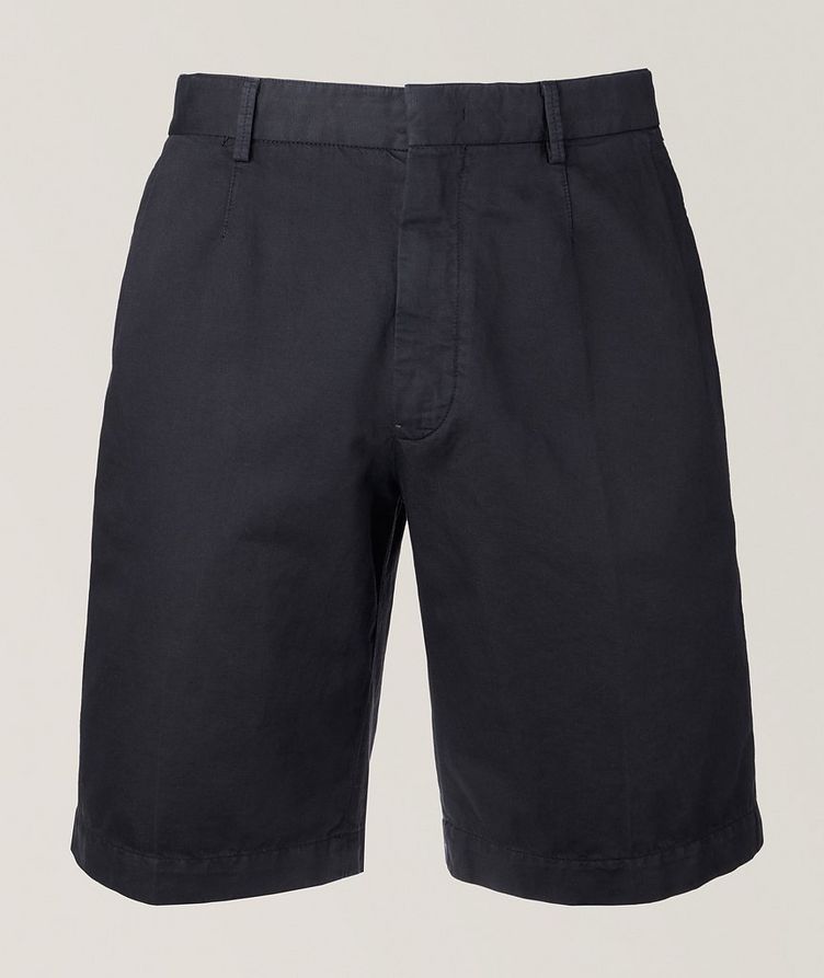 Chino Cotton-Linen Shorts image 0