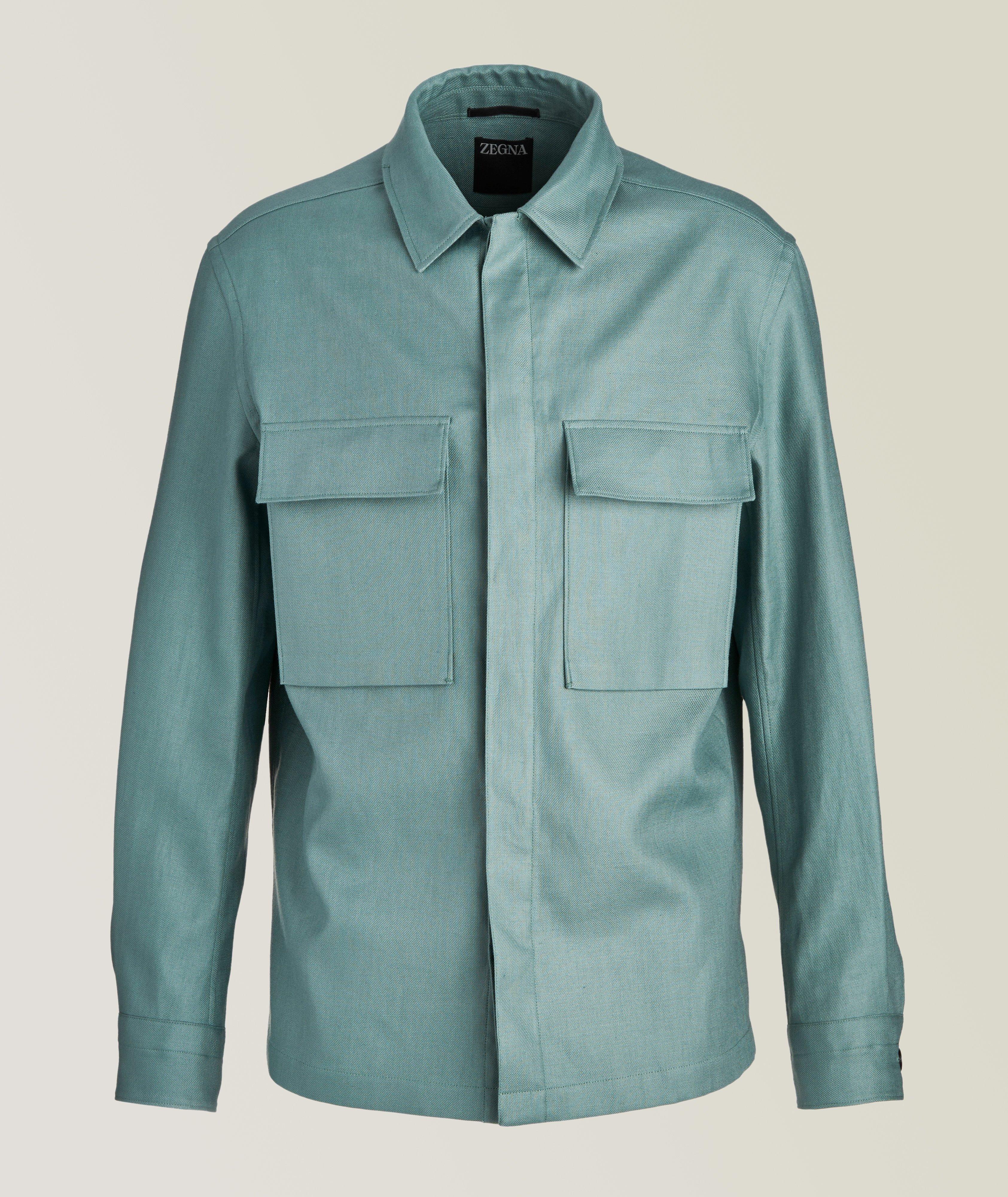 Linen Twill Overshirt image 0