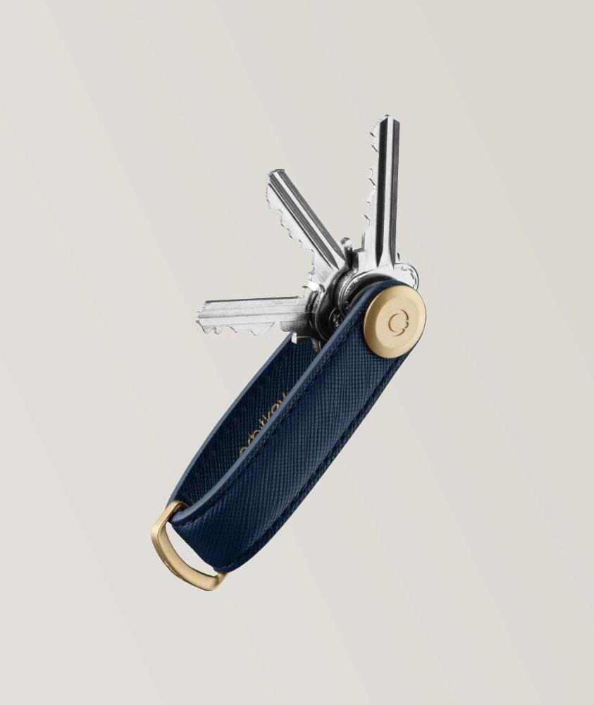 Porte-clés organisateur en cuir Saffiano image 0