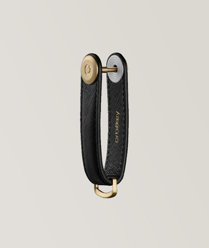 Porte-clés organisateur en cuir Saffiano image 1