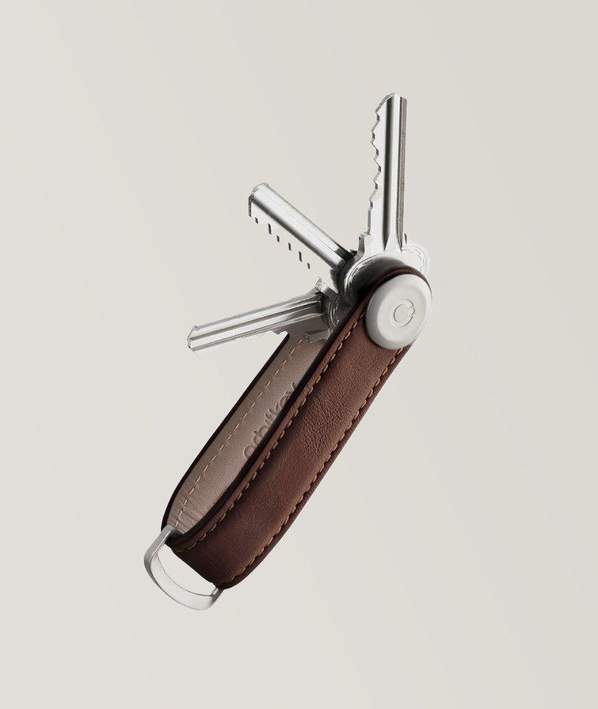 Porte-clés organiseur en cuir