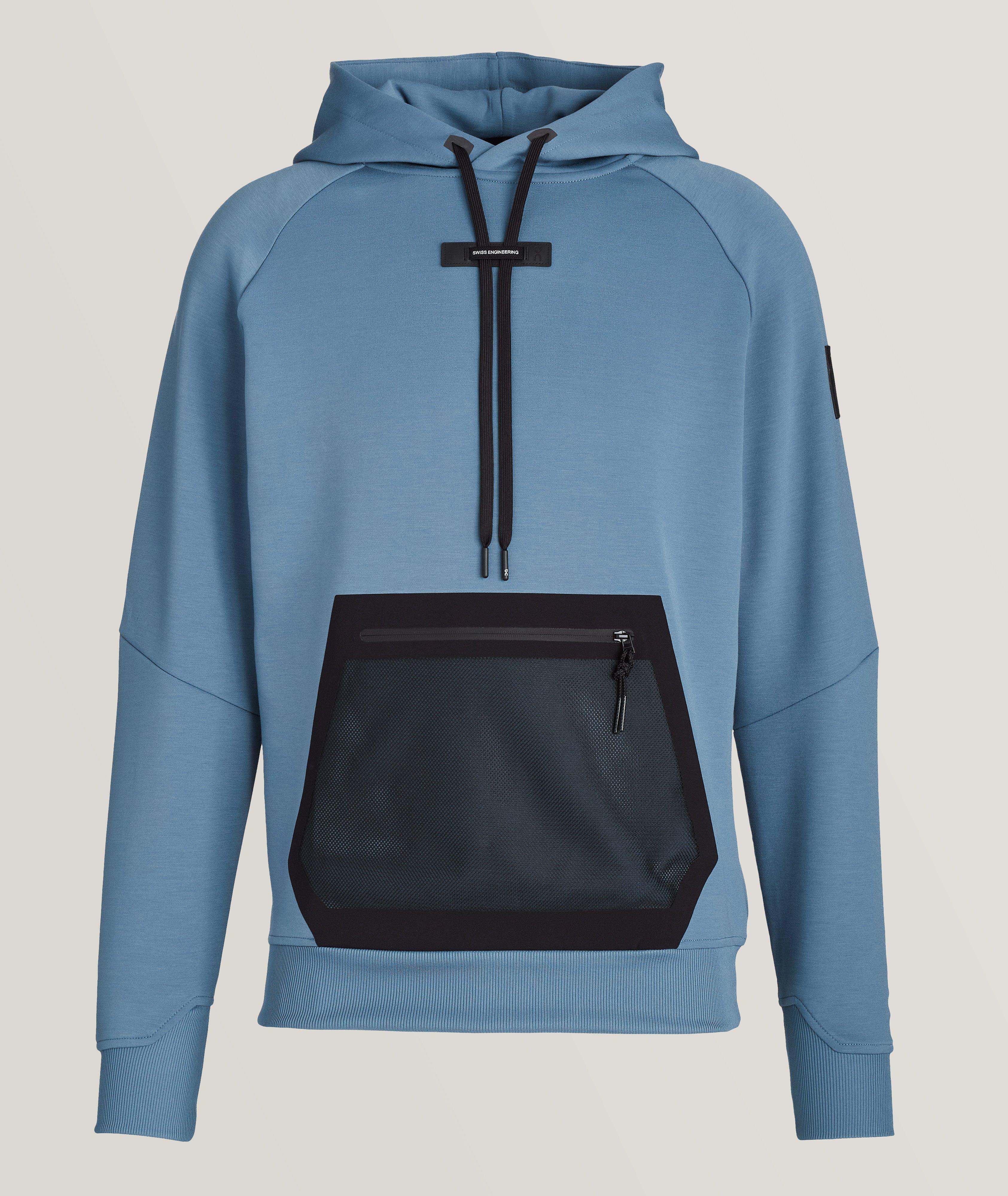 Recycled Material Performance Technical Hooded Sweater image 0