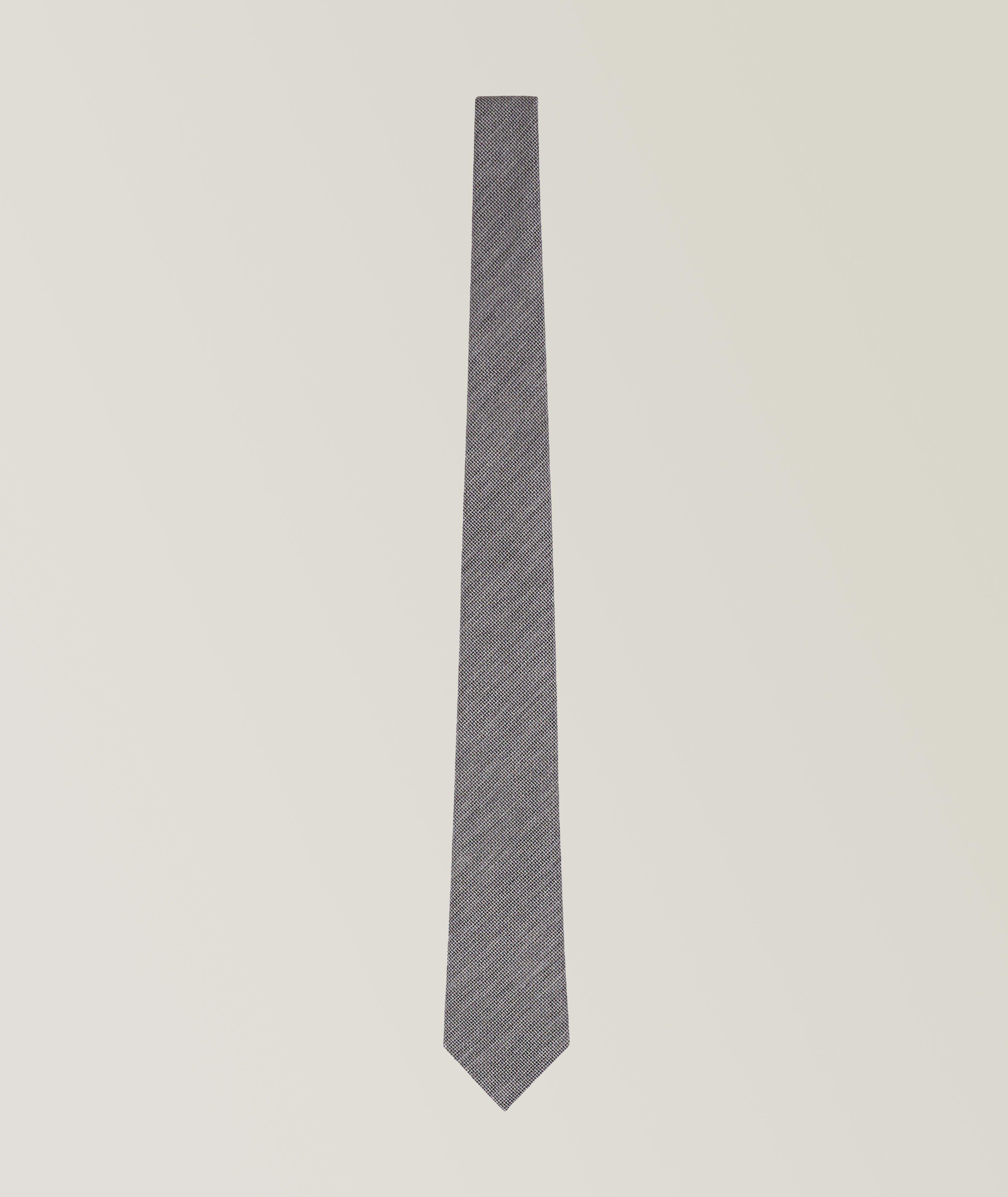 Wool Blend Jacquard Tie image 0