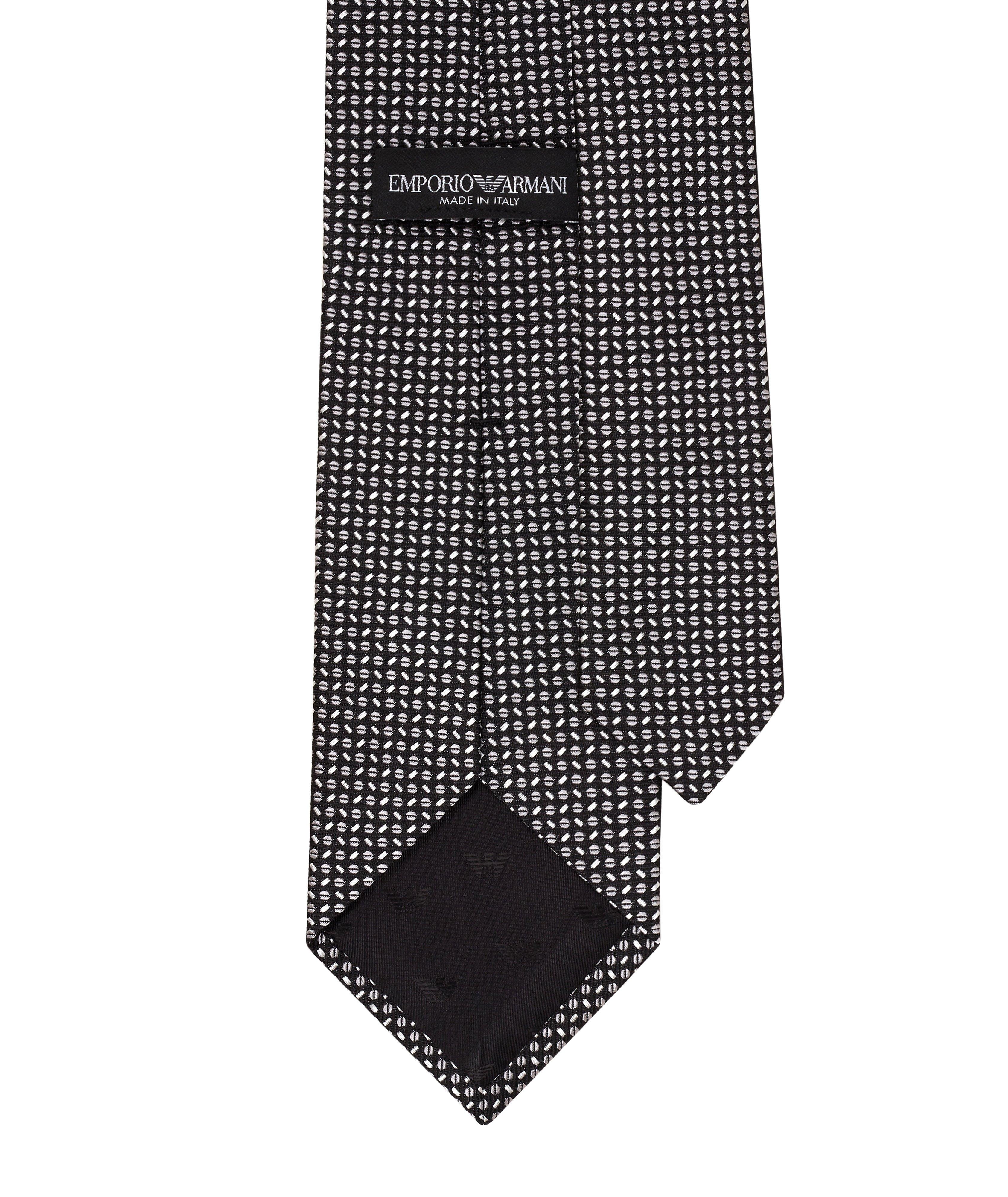 Cravate en jacquard de soie et de coton image 1