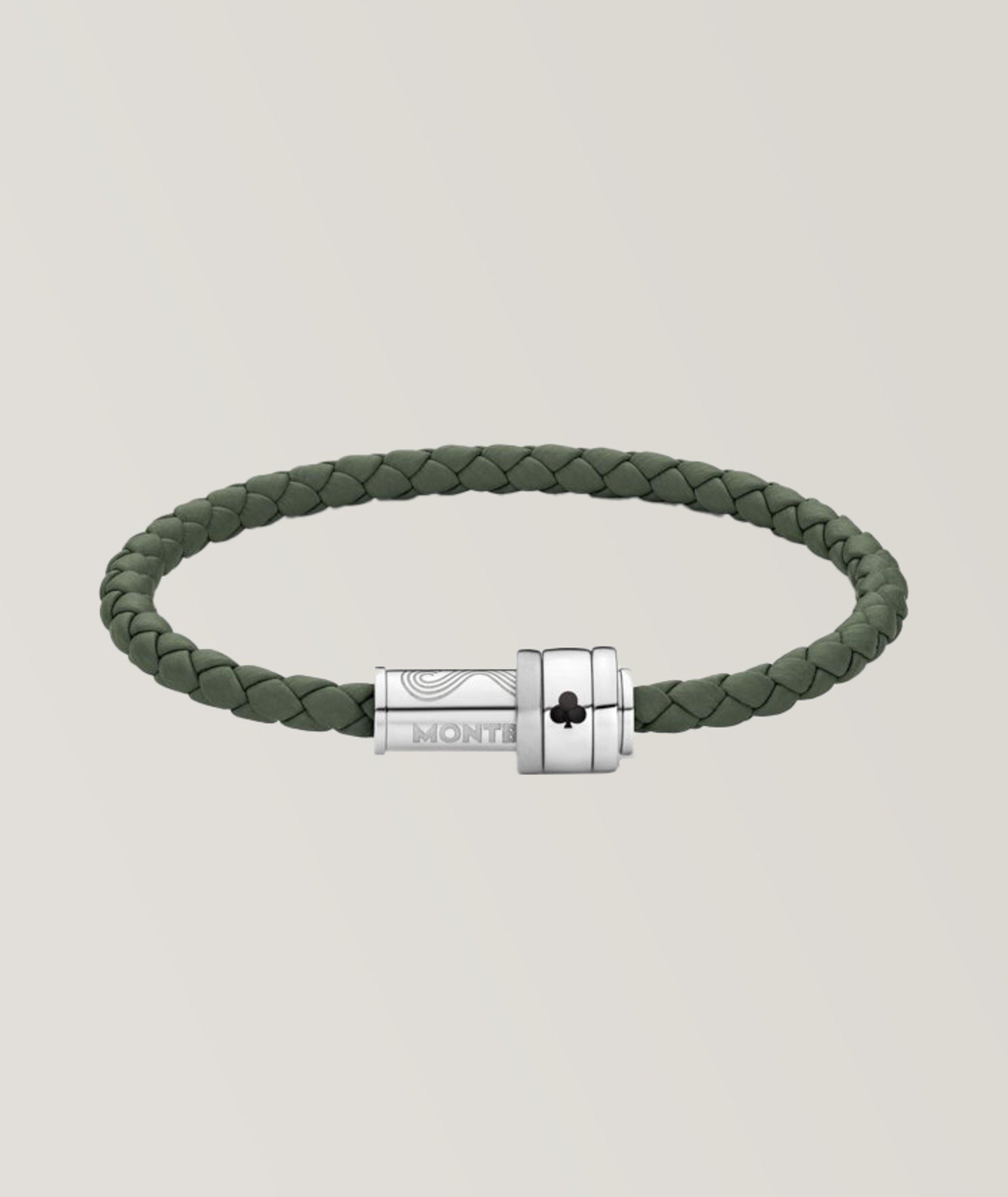 Braided Calfskin Leather Bracelet image 0