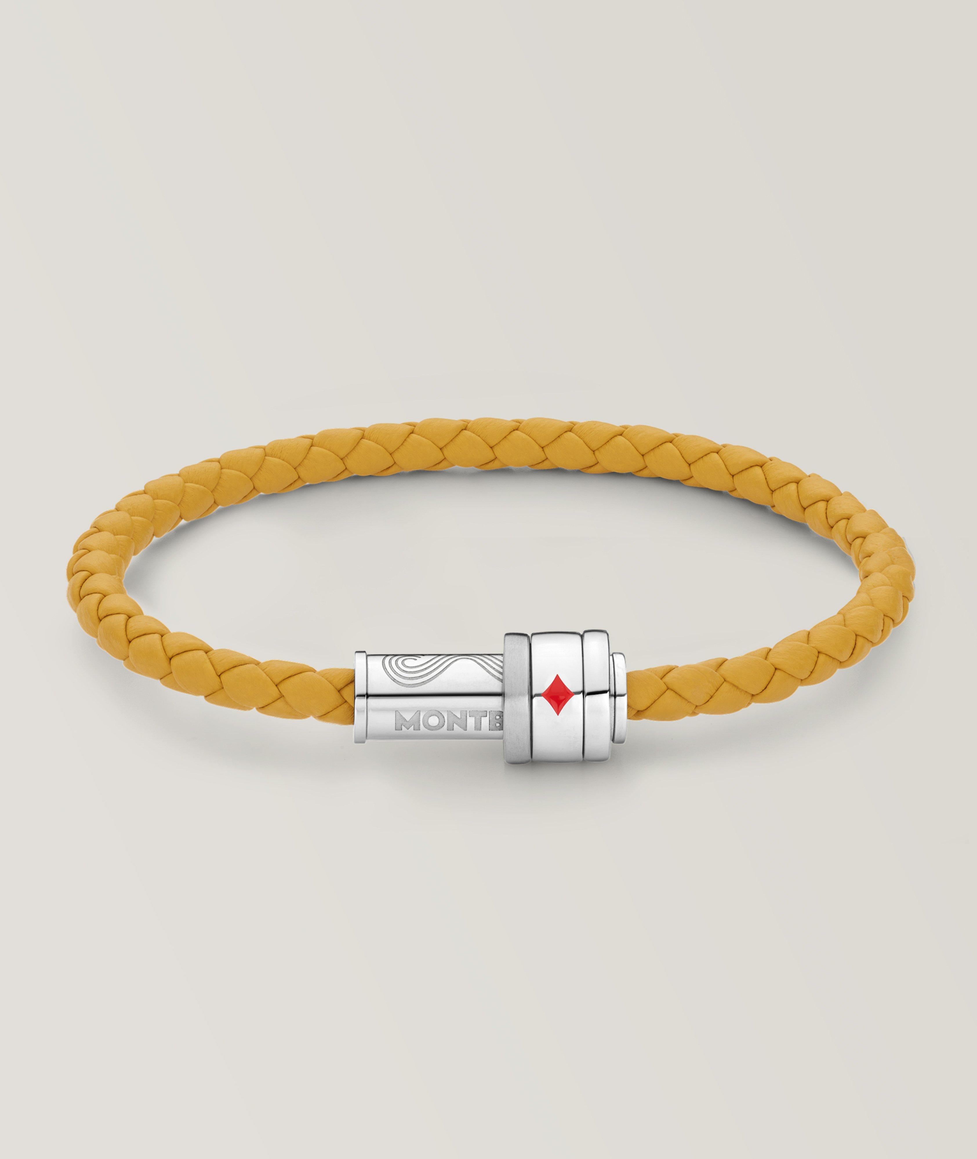 Meisterstück Ace Of Diamond Woven Leather Bracelet image 0
